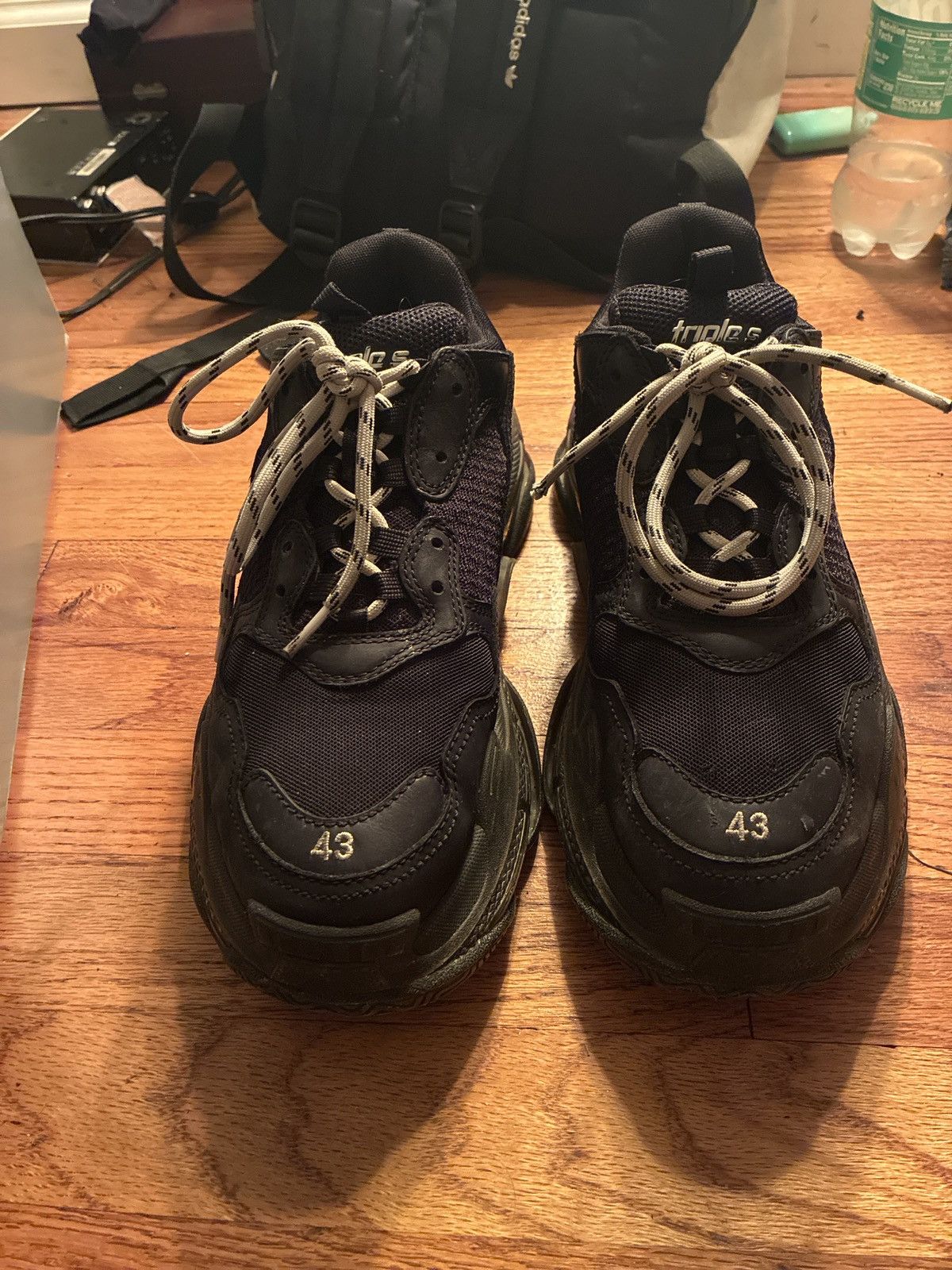 Balenciaga BALENCIAGA BLACK TRIPLE S CLEAR SOLE SIZE 43 Size US 10 / EU 43 - 3 Thumbnail