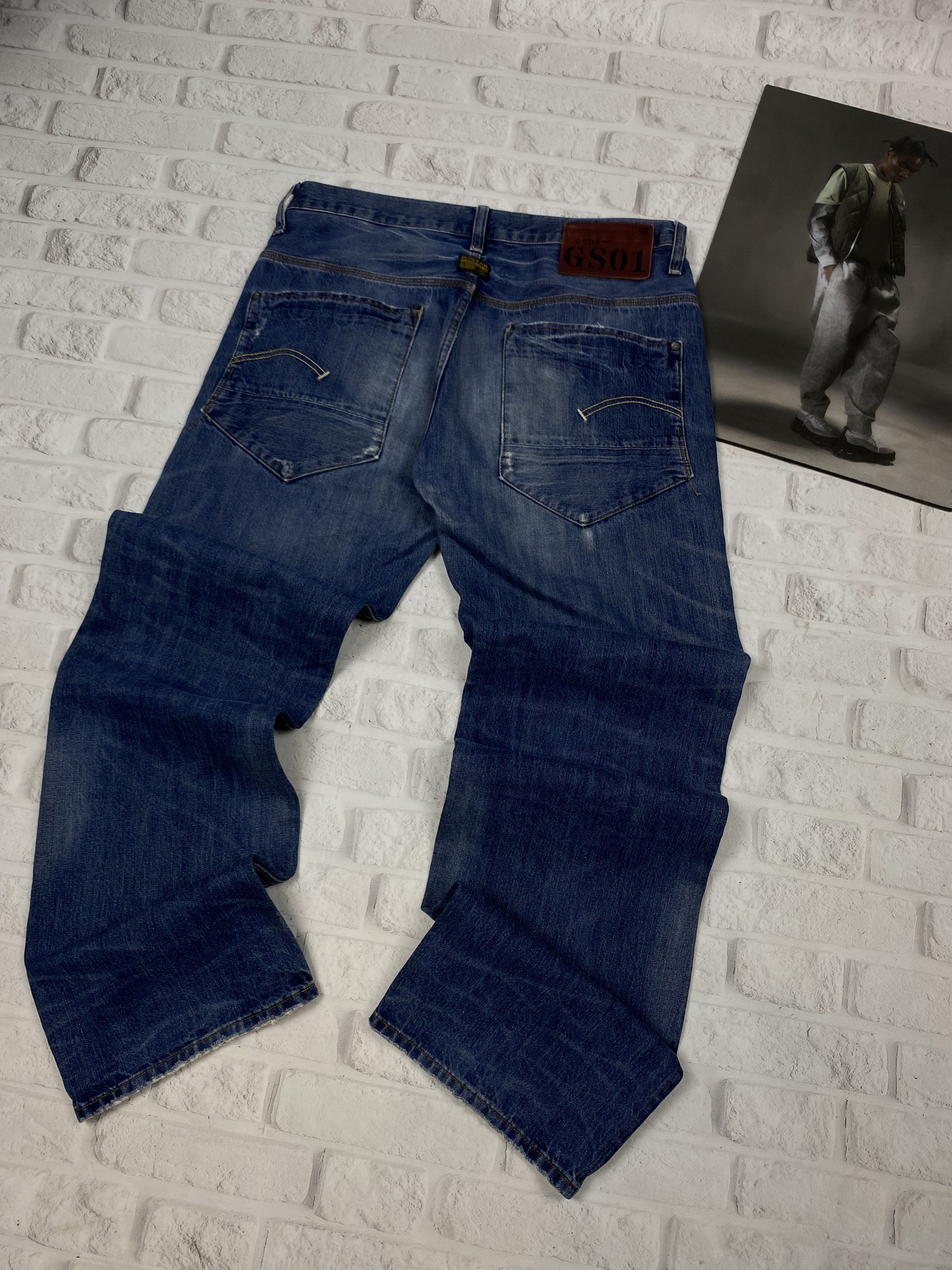 G-Star Men's G-Star RAW 96 Y2K Tapered Jeans Blue Size 34x34 Size US 34 / EU 50 - 2 Thumbnail