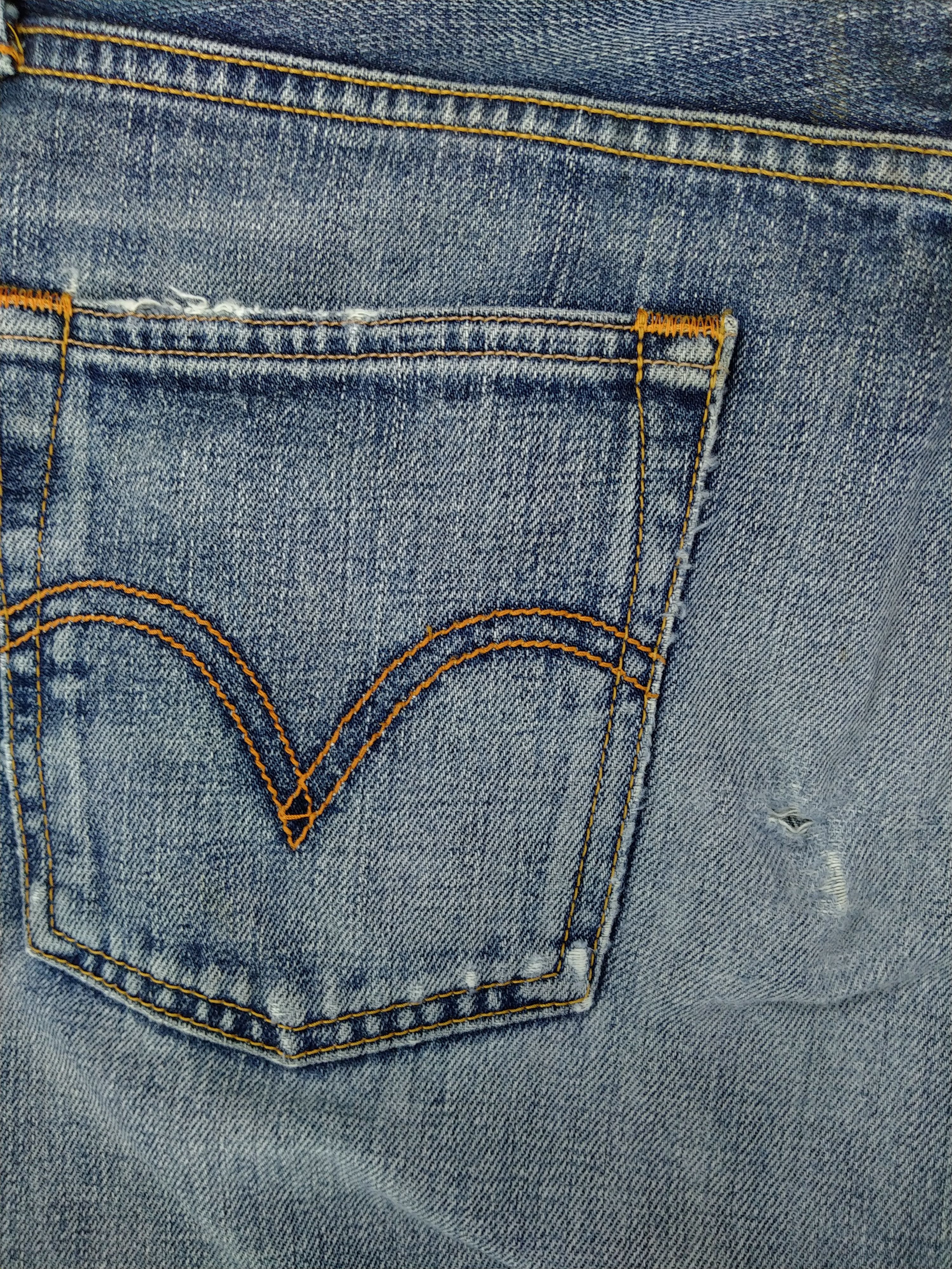 Levi's Blue Vintage Levi's 504 Distressed Denim 32x34 -JN208 Size US 32 / EU 48 - 18 Thumbnail