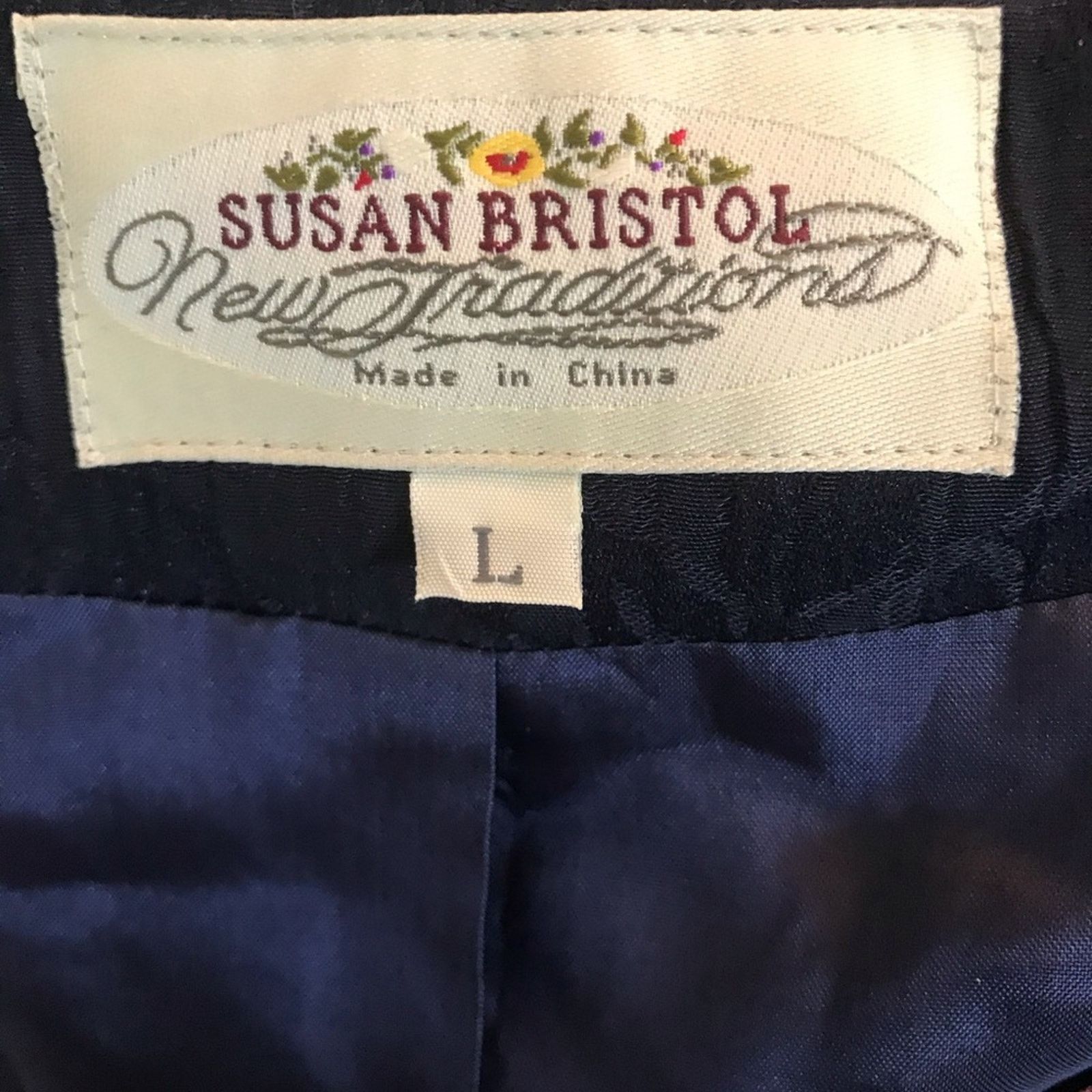 Vintage VTG Susan Bristol Patchwork Hobo Chic Vest Size S / US 4 / IT 40 - 4 Thumbnail