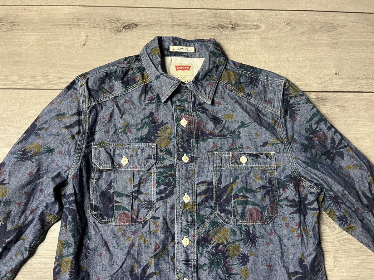 Levi's Levis shirt flowers size Small Size US S / EU 44-46 / 1 - 3 Thumbnail