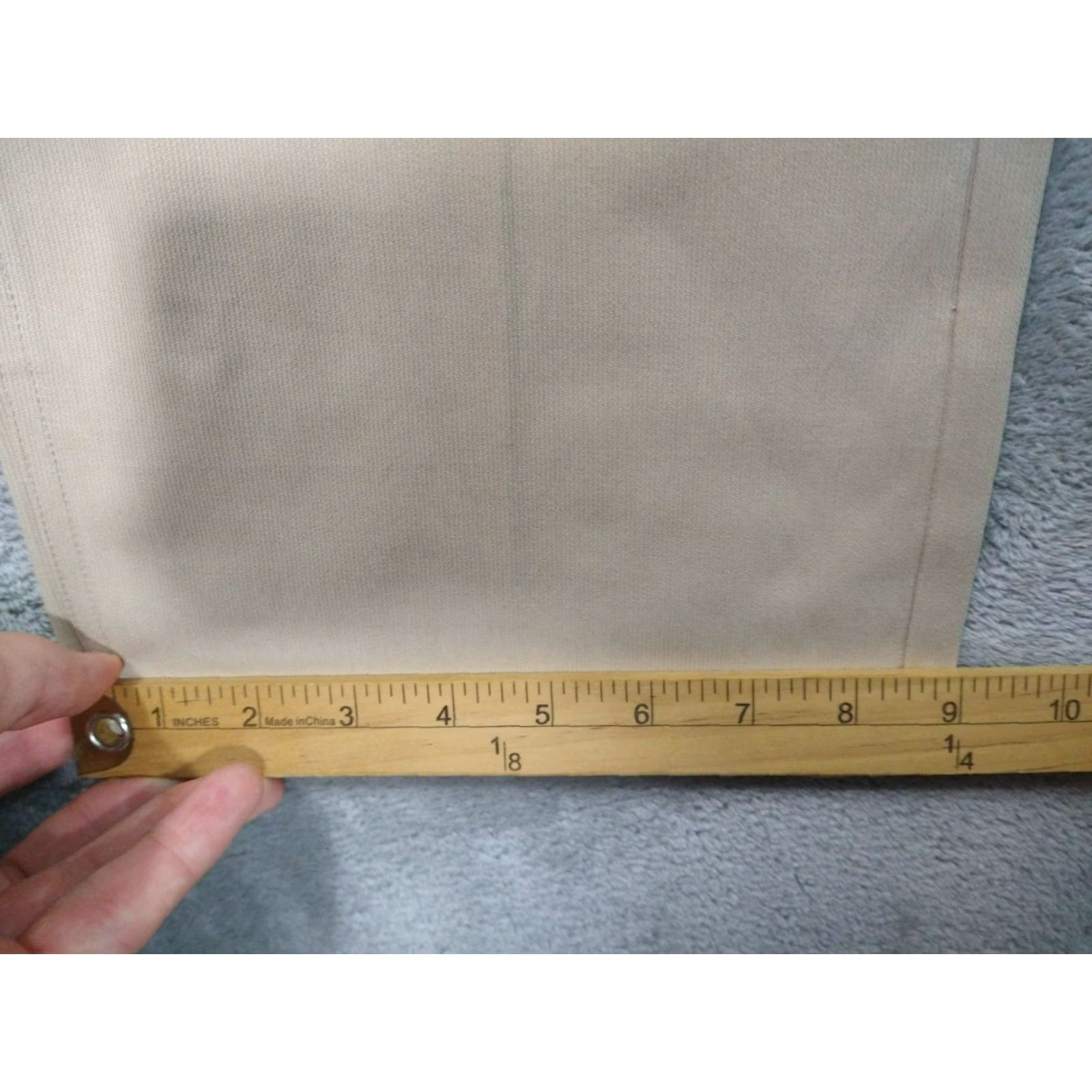 Vintage Paradise Collection Pants Mens 34x30 Beige Chino Silk Blend Flat Front Straight Size US 34 / EU 50 - 6 Thumbnail