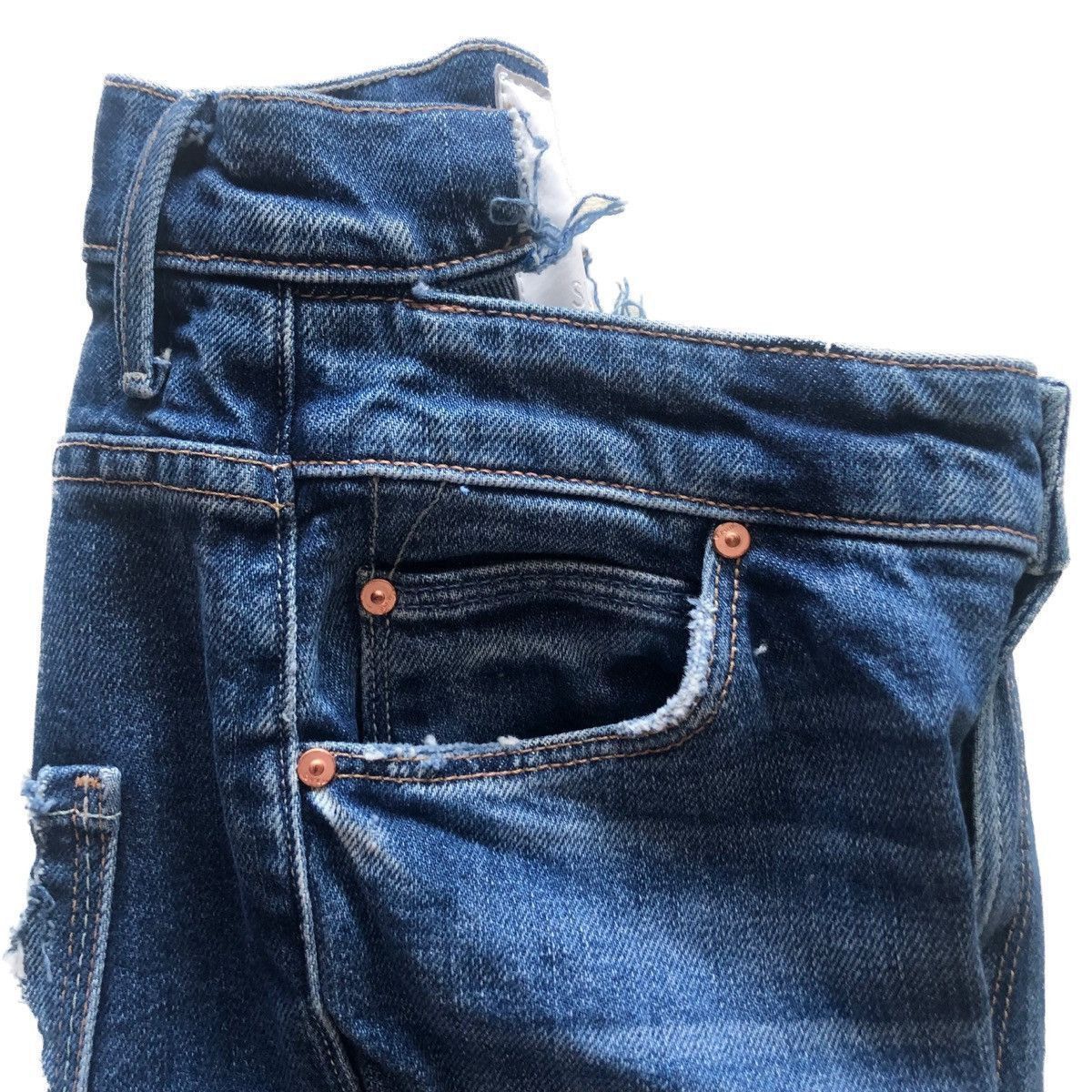 MOTHER Mother Grunge Step Waist Destroy The Dazzler Shift Jean 27 Size 27" / US 4 / IT 40 - 6 Thumbnail
