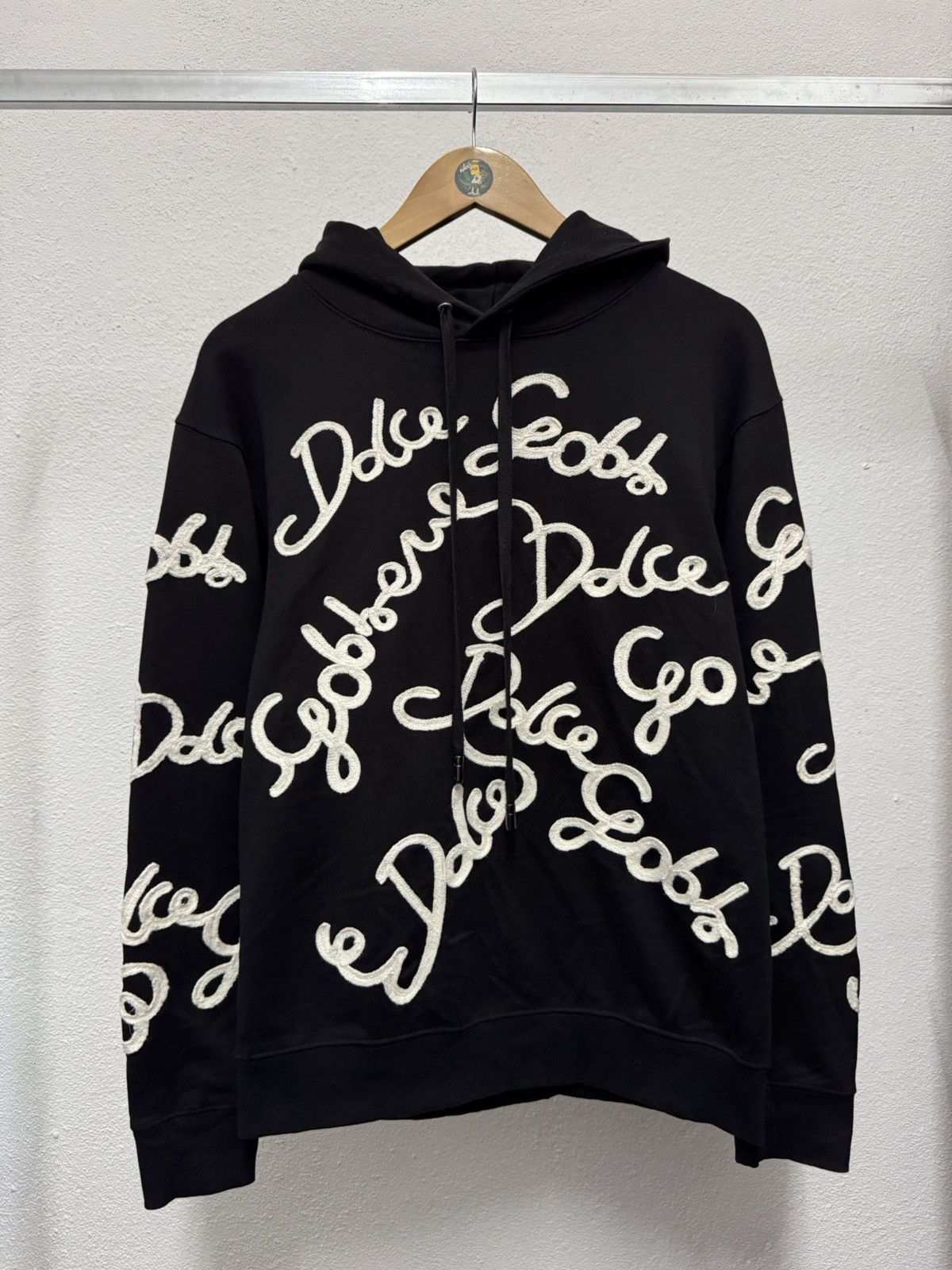 Dolco & Gabbana All Over Logo Hoodie