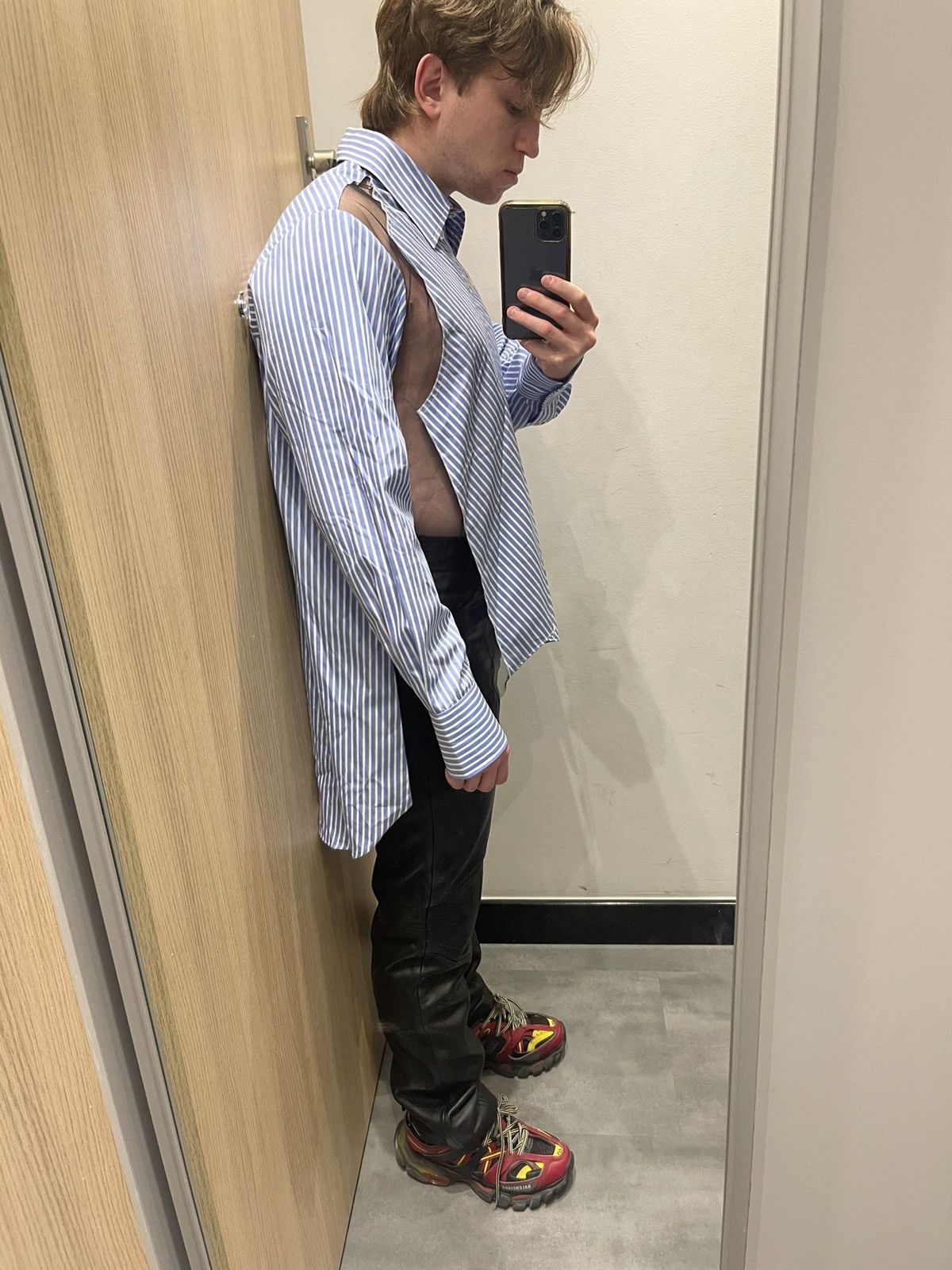 Viktor & Rolf !DS! FW22 Viktor & Rolf Floating Away Reconstructed Shirt Size US L / EU 52-54 / 3 - 8 Thumbnail