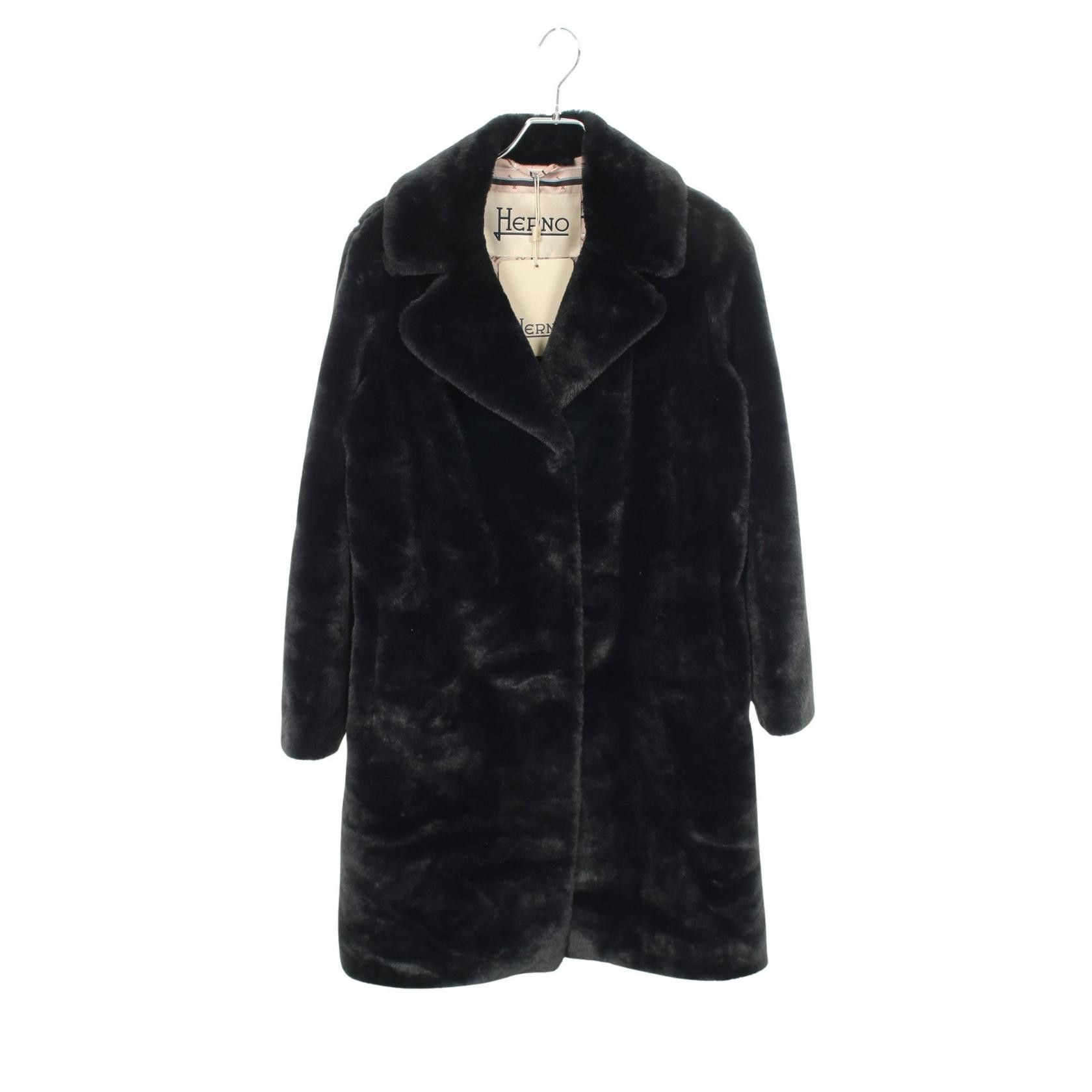 Other Other Herno SOFT FAUX FUR Polyester Coat Textile Outerwear GC000411D DUTY FREE for USA Size ONE SIZE - 1 Thumbnail