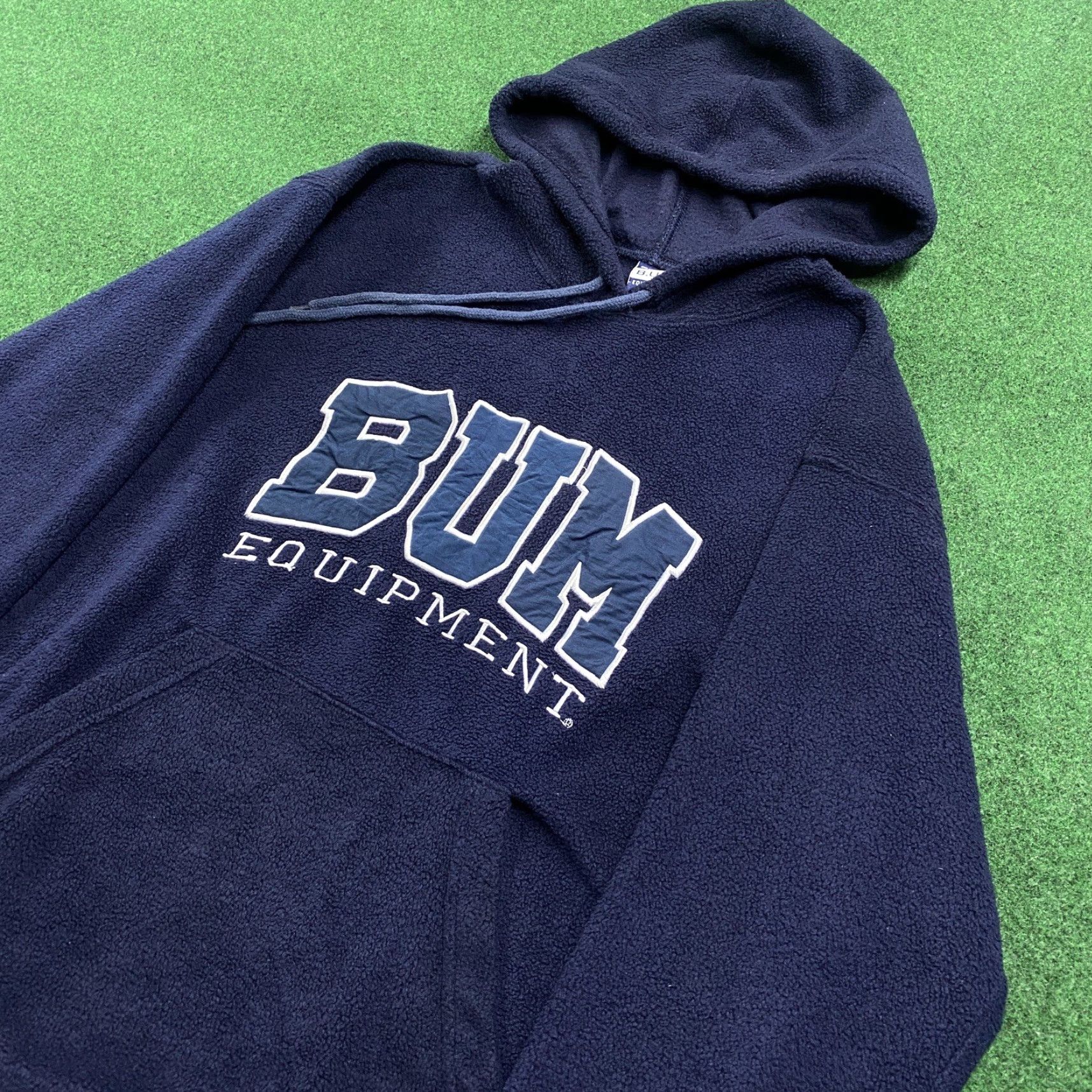Equipment VINTAGE BUM Equipment Hoodie Mens S Blue Y2K Surf Grunge Pullover Sweatshirt Size US S / EU 44-46 / 1 - 2 Thumbnail