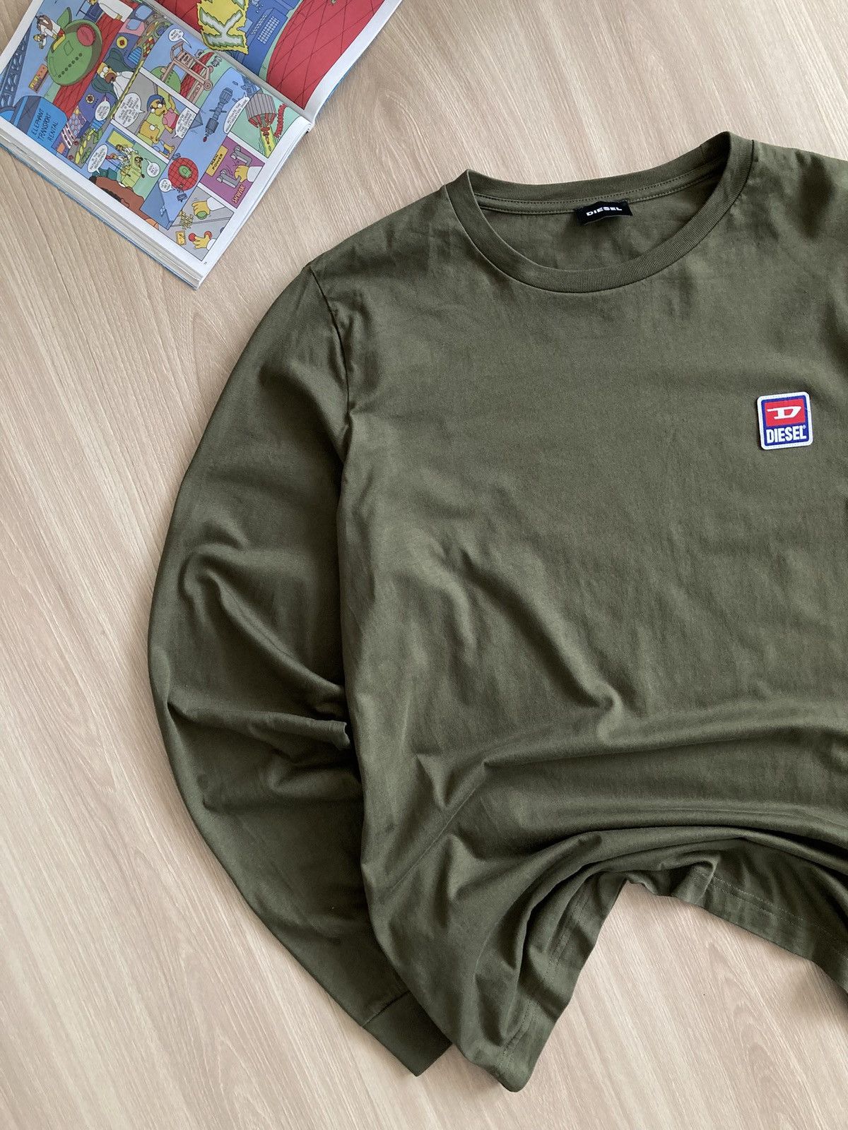 Diesel Vintage Diesel Long Sleeve Logo 90s Shirt Size US L / EU 52-54 / 3 - 3 Thumbnail