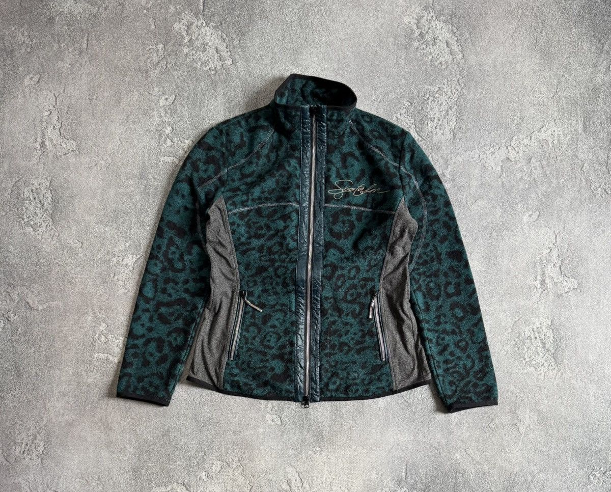 Sportalm Kitzbuhel SPORTALM USA12/I48 all printed leopard 🐆 fleece zip jacket Size XL / US 12-14 / IT 48-50 - 6 Thumbnail