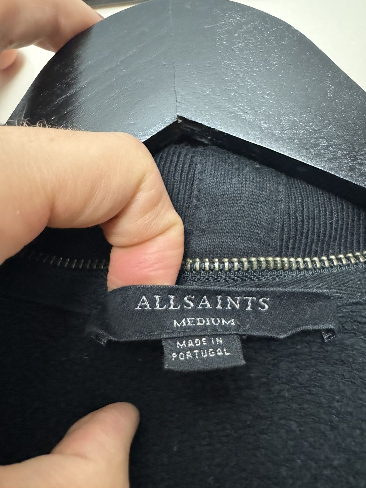 Allsaints Avant Garde Zip Hoodie Allsaints Rick Owens Style Zips Rare Size US M / EU 48-50 / 2 - 5 Thumbnail