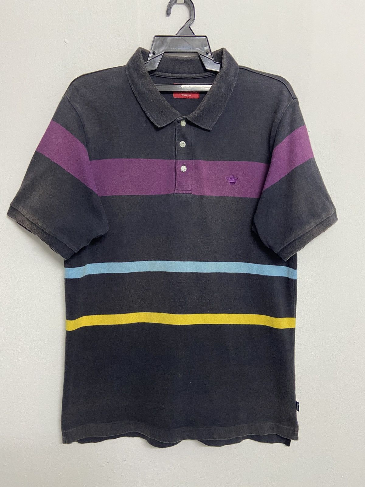 トップス supreme Stripe Velour Polo Supreme Supreme Stripe Velour Polo | Grailed