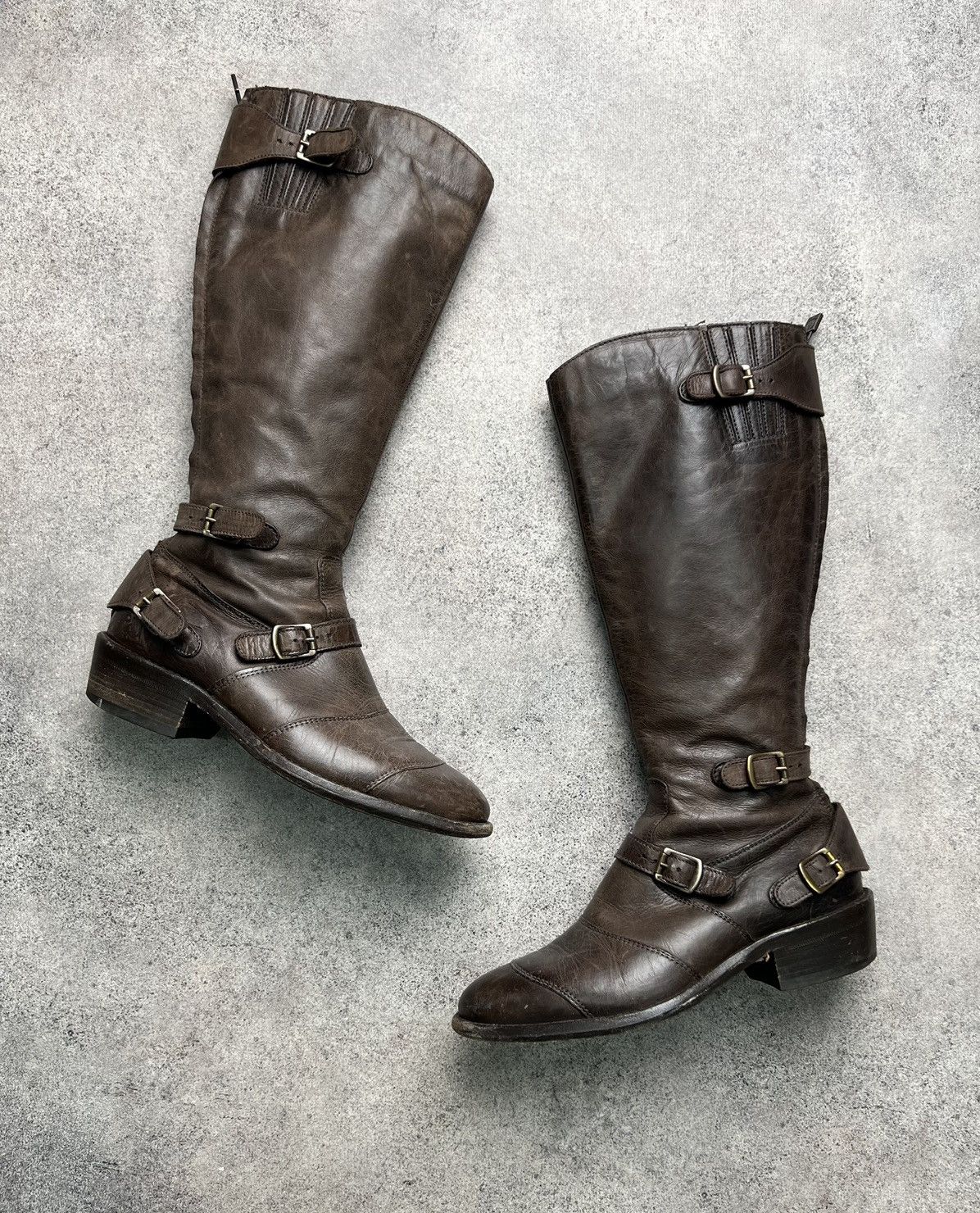 Belstaff Belstaff vintage biker high knee belted boots Size US 8 / IT 38 - 1 Thumbnail
