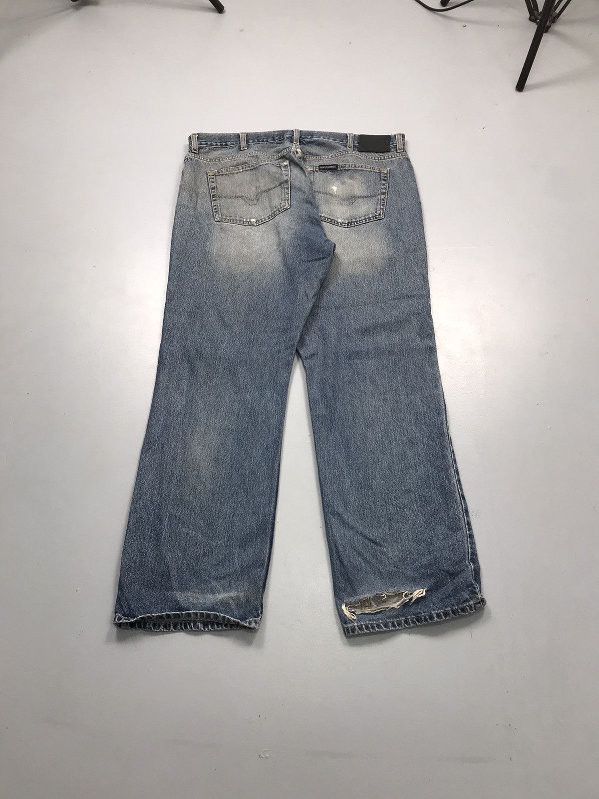 Harley Davidson Vintage Harley Davidson damaged denim Size US 42 / EU 58 - 2 Thumbnail