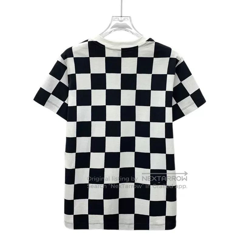 Louis Vuitton Louis Vuitton Black & White Color Block Checker Cotton Cre Size US S / EU 44-46 / 1 - 2 Thumbnail