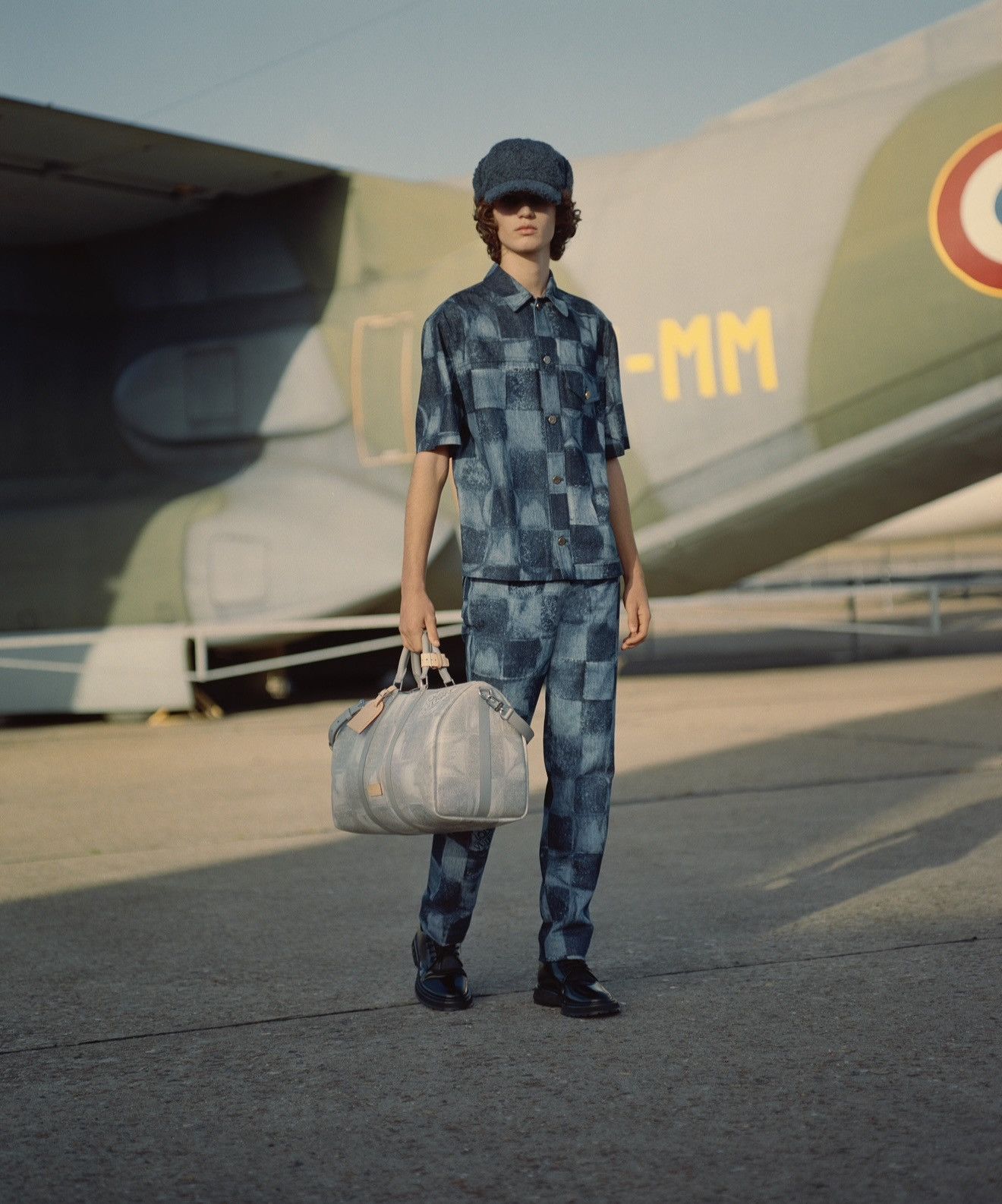 Louis Vuitton Louis Vuitton - Virgil Abloh - Pre Fall 2021 - Damier Denim Size US XL / EU 56 / 4 - 23 Thumbnail