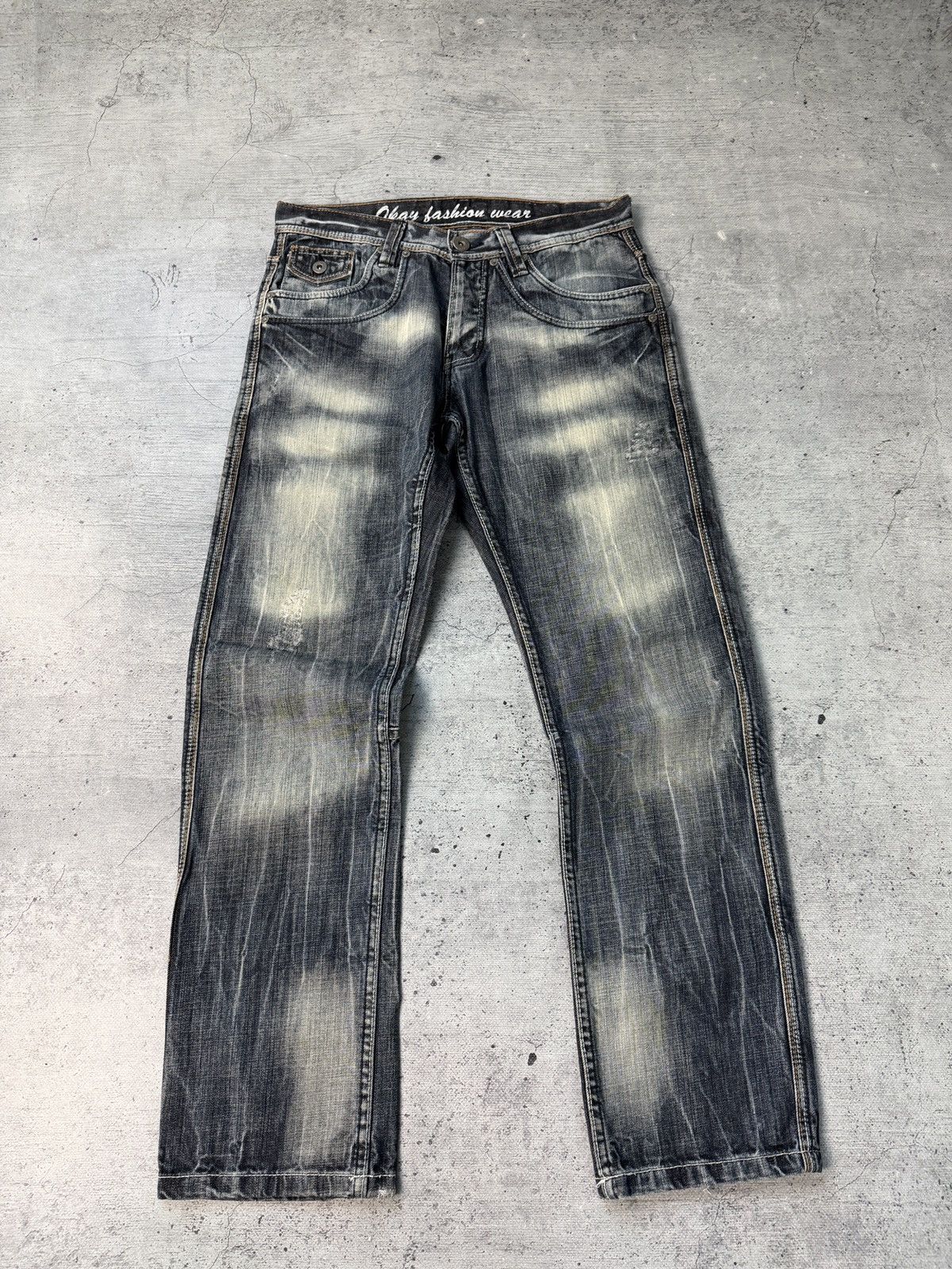 Affliction Affliction Cipo & Baxx Jeans Vintage Y2k 90s USA Style Size US 33 - 4 Thumbnail
