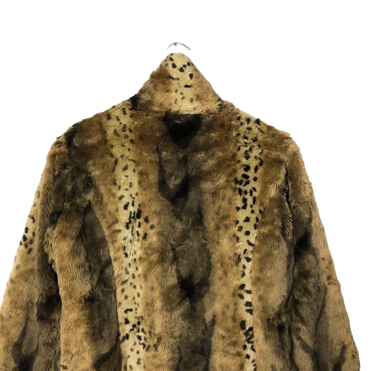Other Vintage Via Faburrica Leopard Faux Fur Coat Size M / US 6-8 / IT 42-44 - 8 Thumbnail