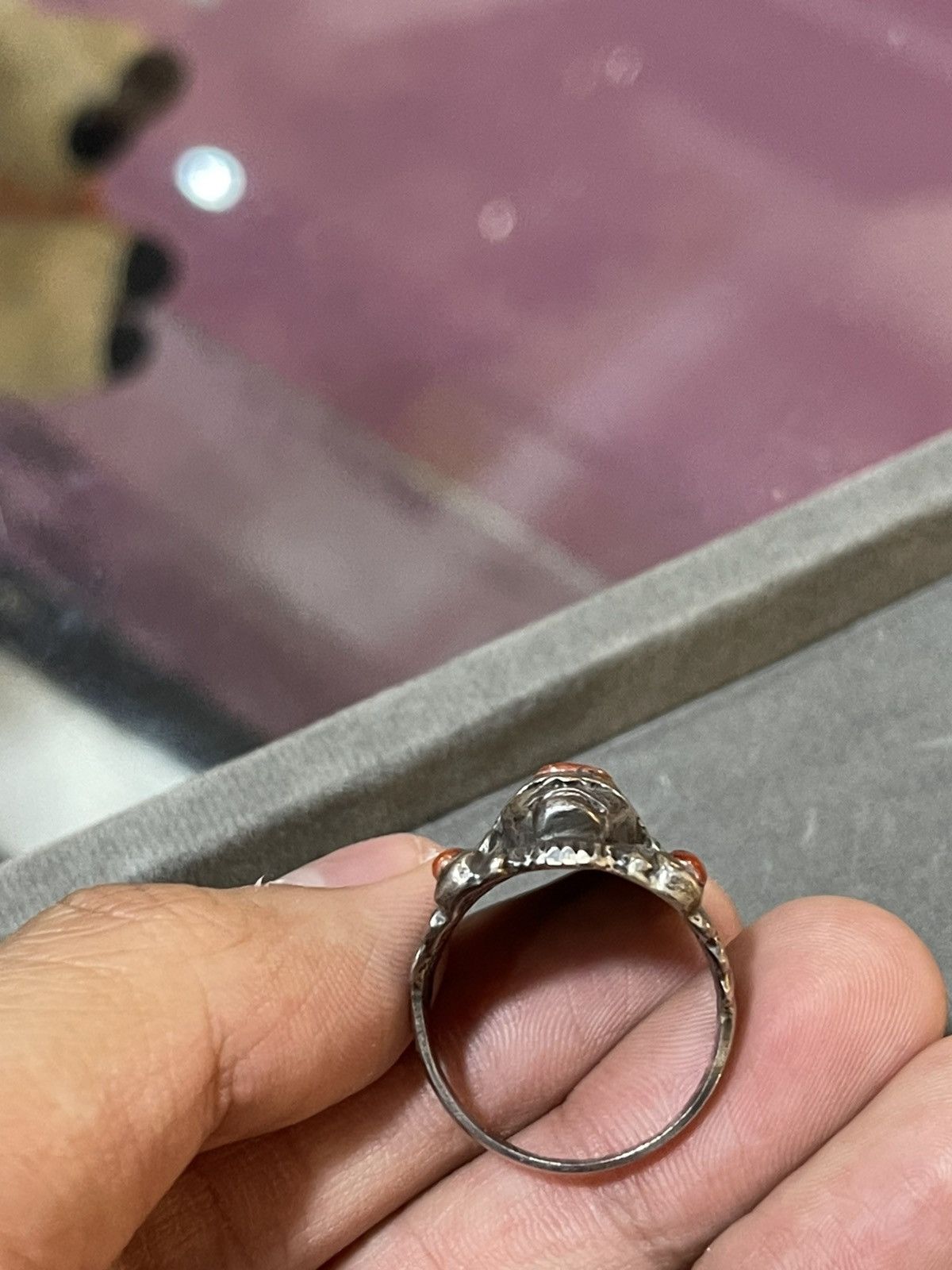 Vintage Vintage ring 70’ Size 46 - 5 Thumbnail