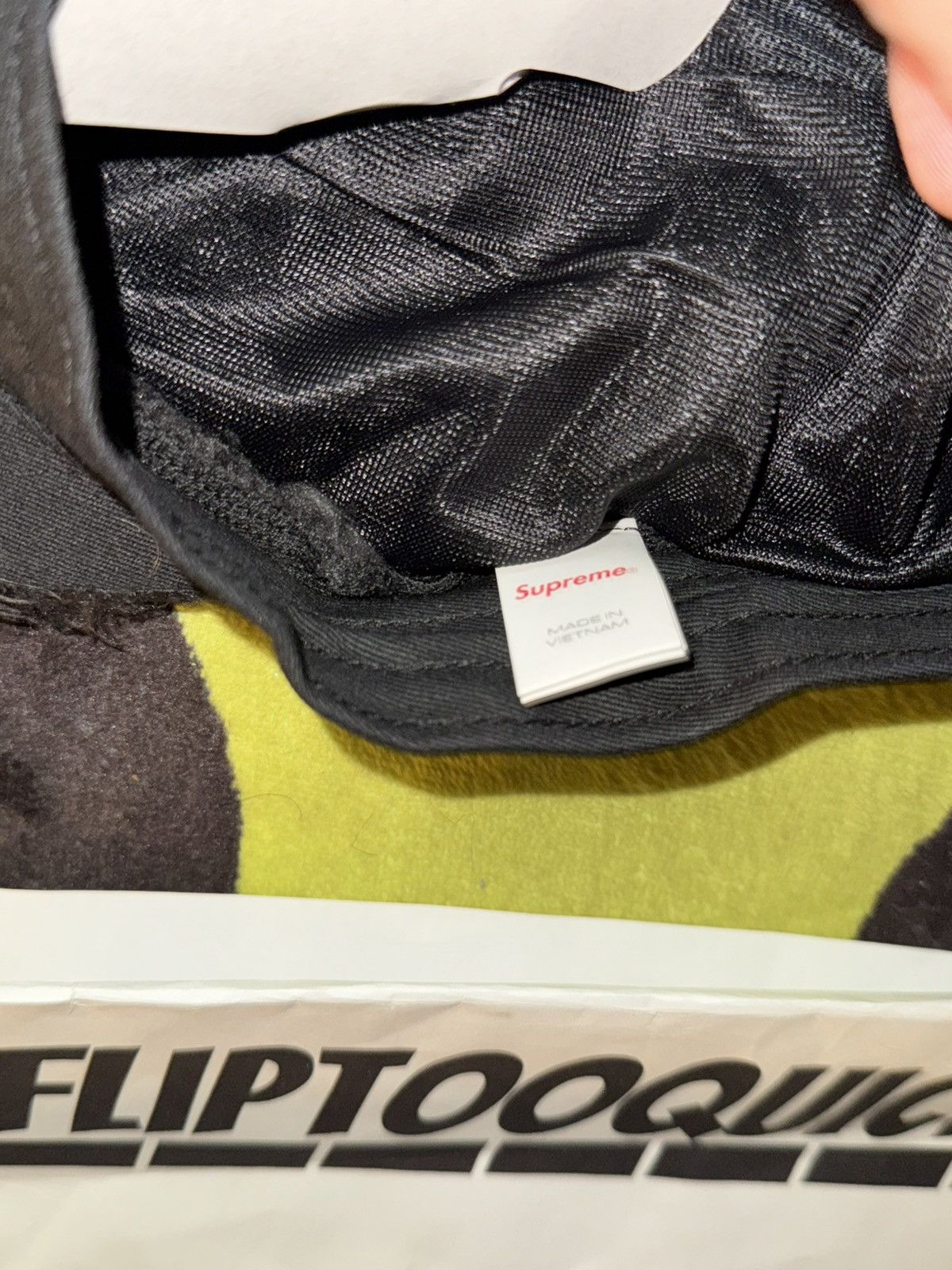 Supreme Fuzzy Camp Cap Black FW24 Size ONE SIZE - 4 Thumbnail