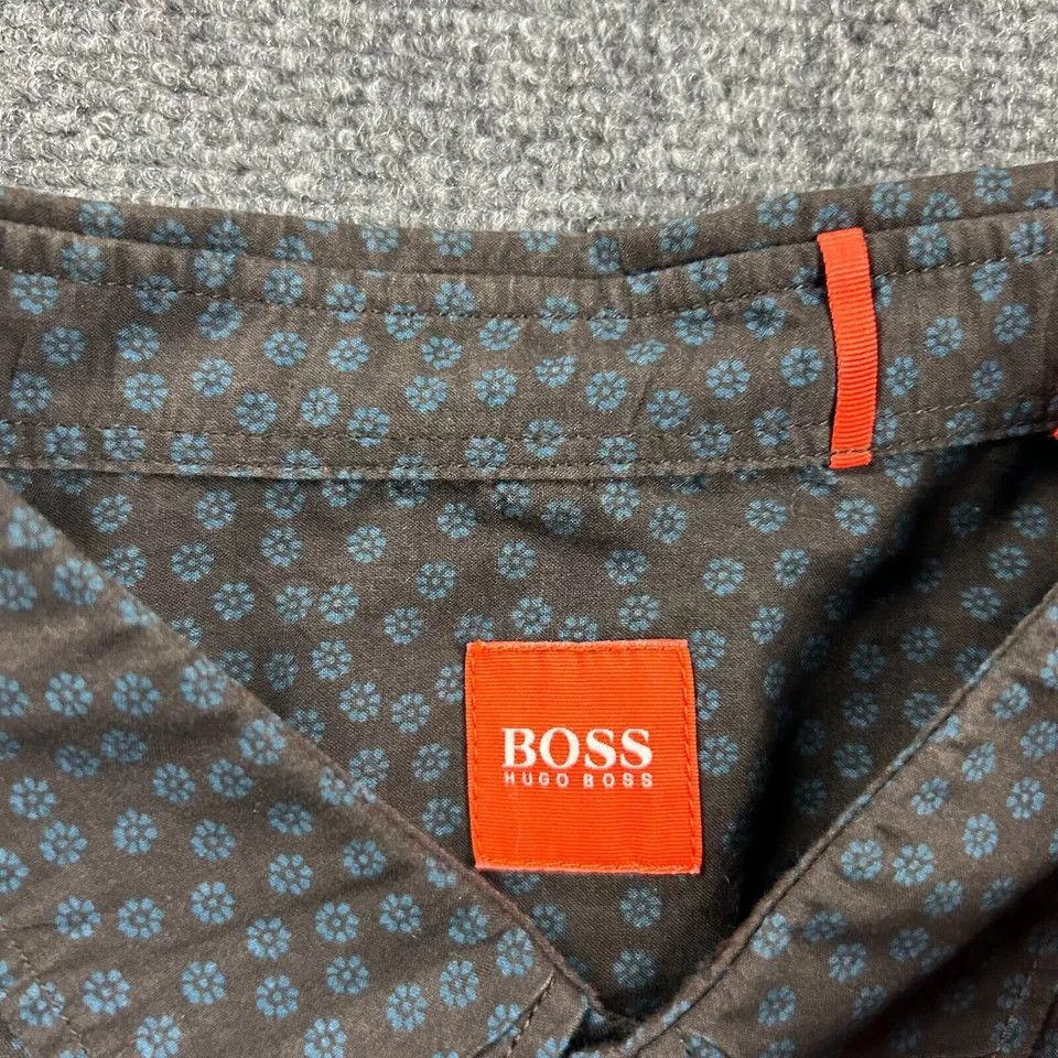 Hugo Boss Hugo Boss Shirt Mens Extra Large Floral Button Up Label Size US XL / EU 56 / 4 - 3 Thumbnail