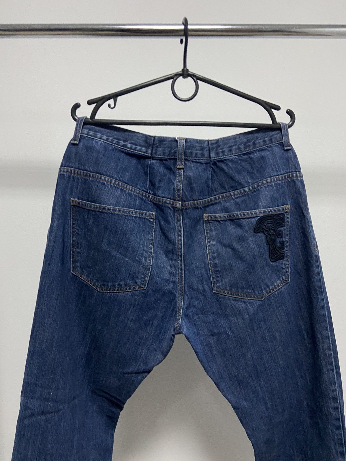 Versace × Vintage Versace jeans pants logo pocket vintage luxury Size US 32 / EU 48 - 2 Thumbnail