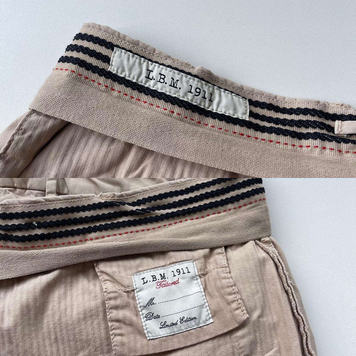 Designer × L.B.M. 1911 L.B.M 1911 Limited Edition Stretch Chinos Pants Beige Size US 33 - 7 Thumbnail