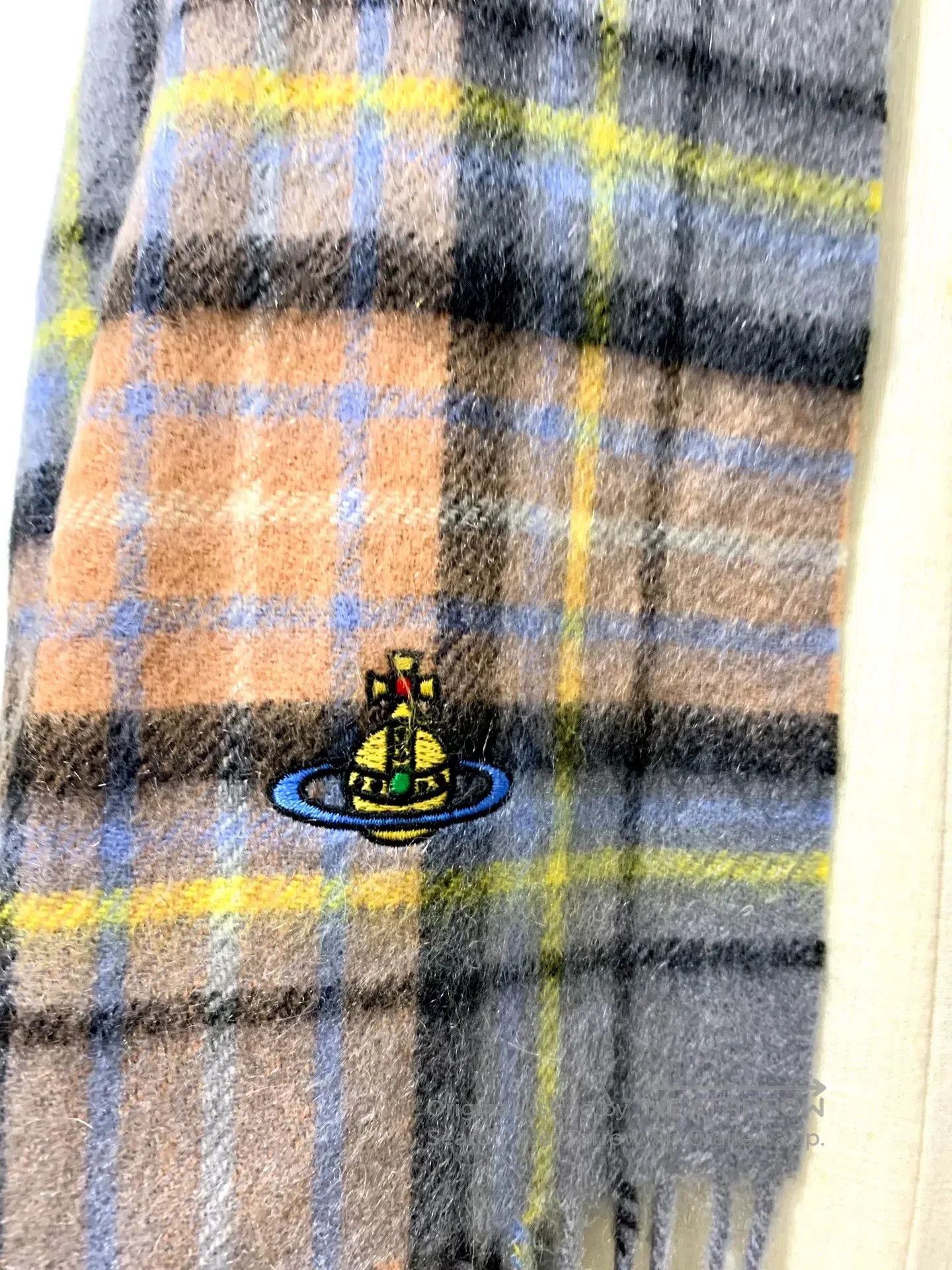 Vivienne Westwood Vivienne Westwood Wool Check Scarf. Size ONE SIZE - 4 Thumbnail
