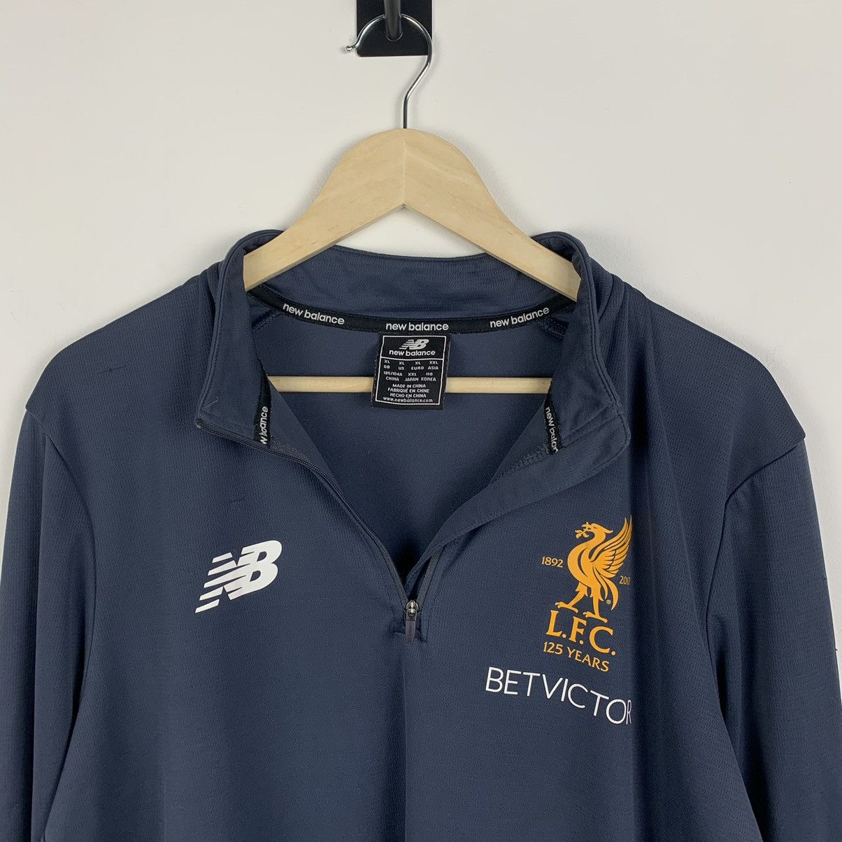 New Balance New Balance Liverpool Soccer Jersey Long Sleeve 125 Years XL Size US XL / EU 56 / 4 - 8 Thumbnail
