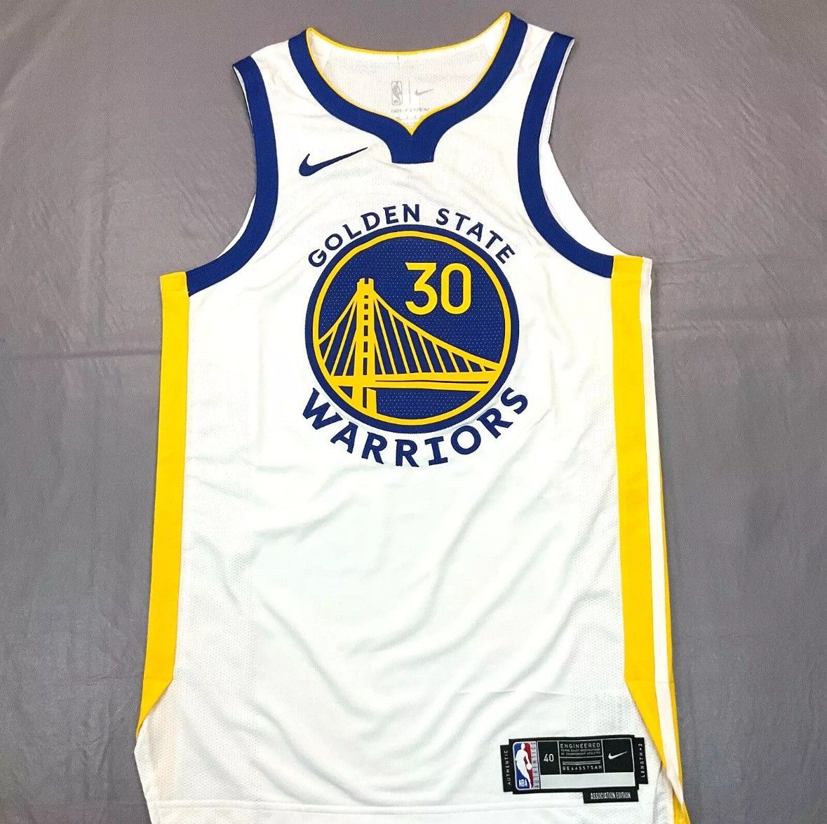 NBA × Nike Stephen Curry “30” Golden State Warriors Association Edition Size US S / EU 44-46 / 1 - 2 Thumbnail