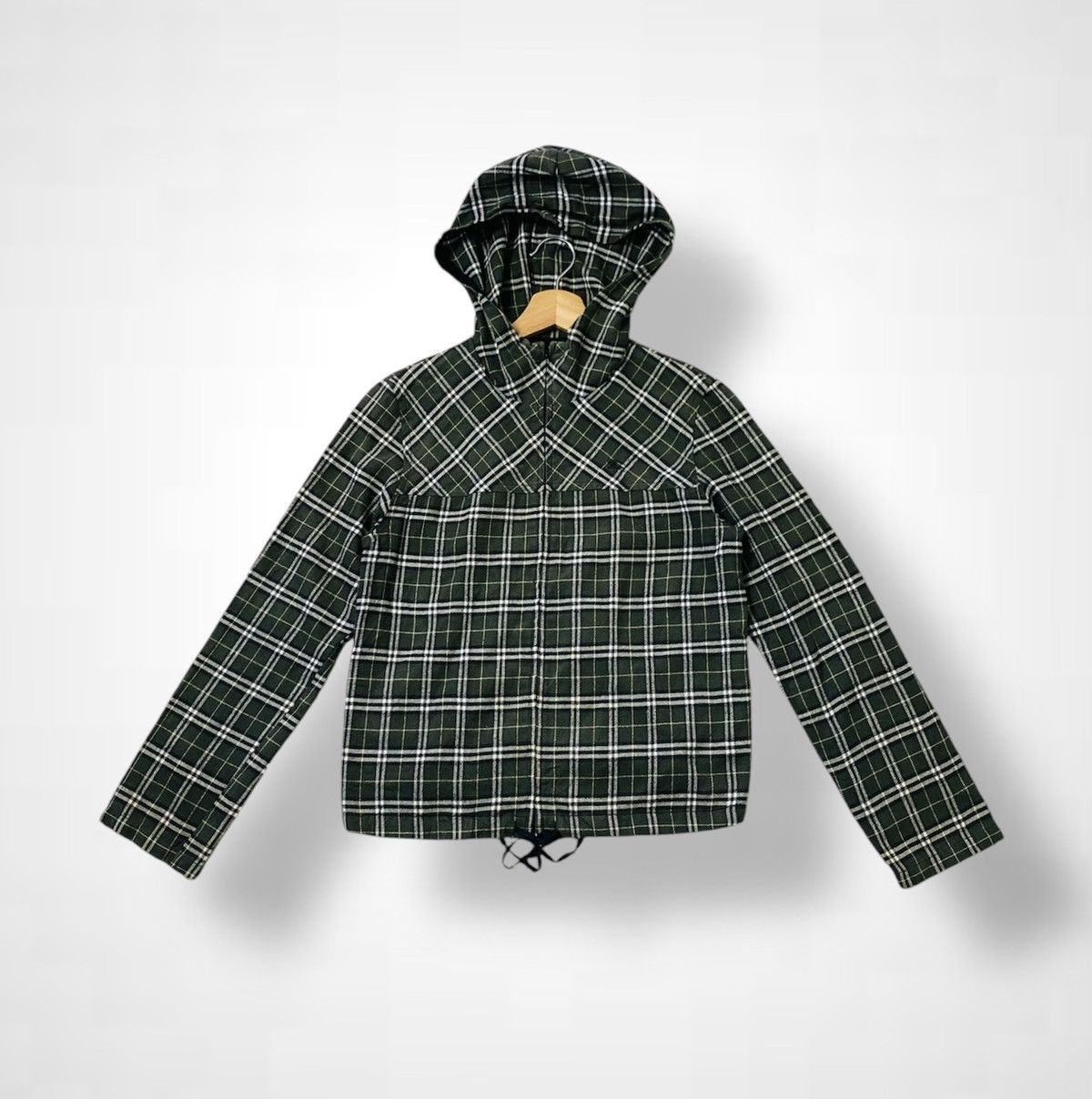 Burberry Vintage 90s Burberry Blue Label Zipper Hoodie Jacket Size M / US 6-8 / IT 42-44 - 3 Thumbnail