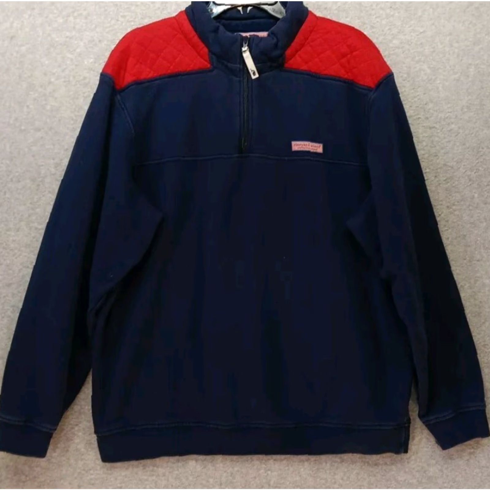 Vineyard Vines Vineyard Vines 1/4 Zip Sweatshirt Sweater Mens XL Blue Size US XL / EU 56 / 4 - 2 Thumbnail
