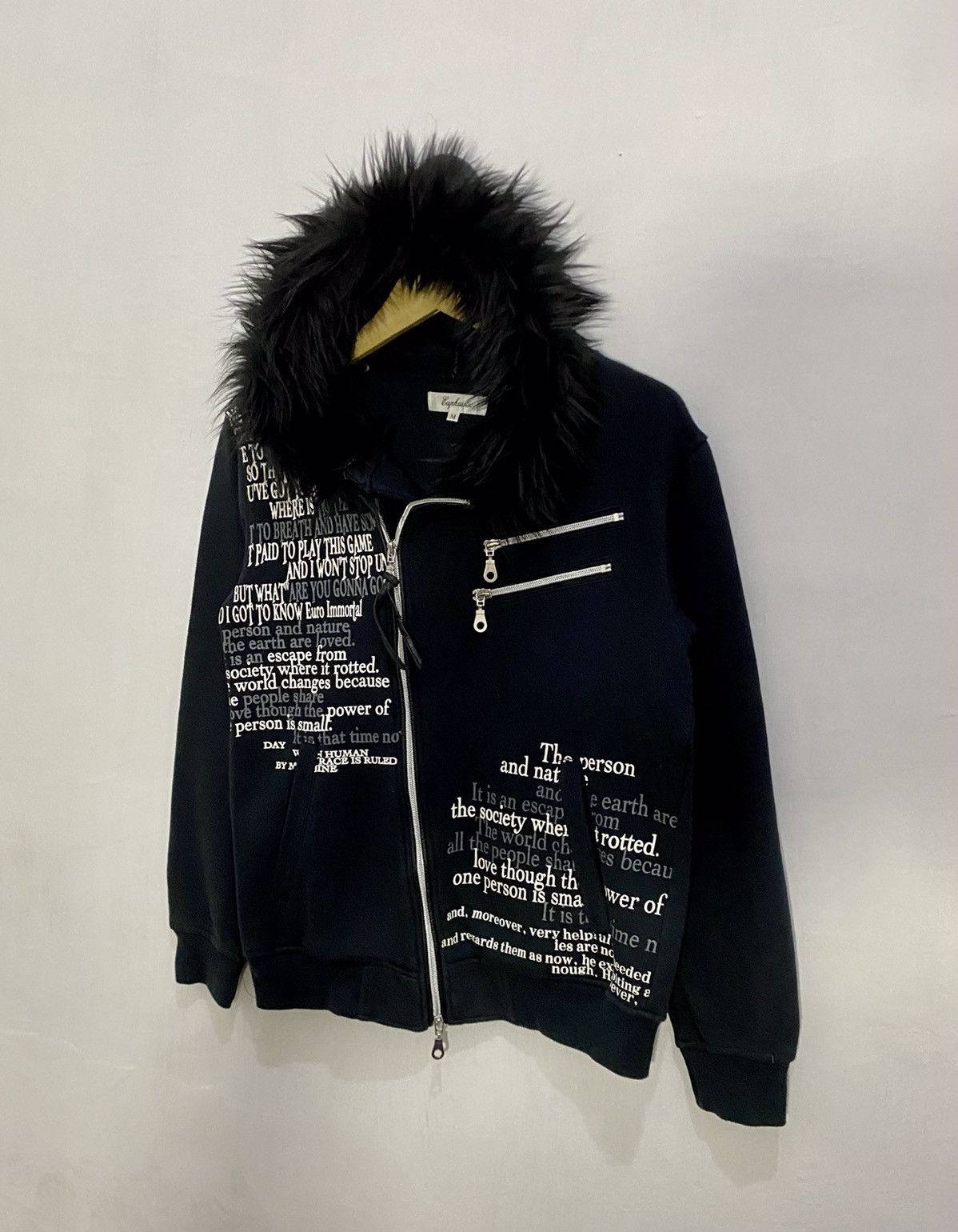 If Six Was Nine 💥Poem💥 Fur Zipper Hoodie LGB Style Size US M / EU 48-50 / 2 - 5 Thumbnail
