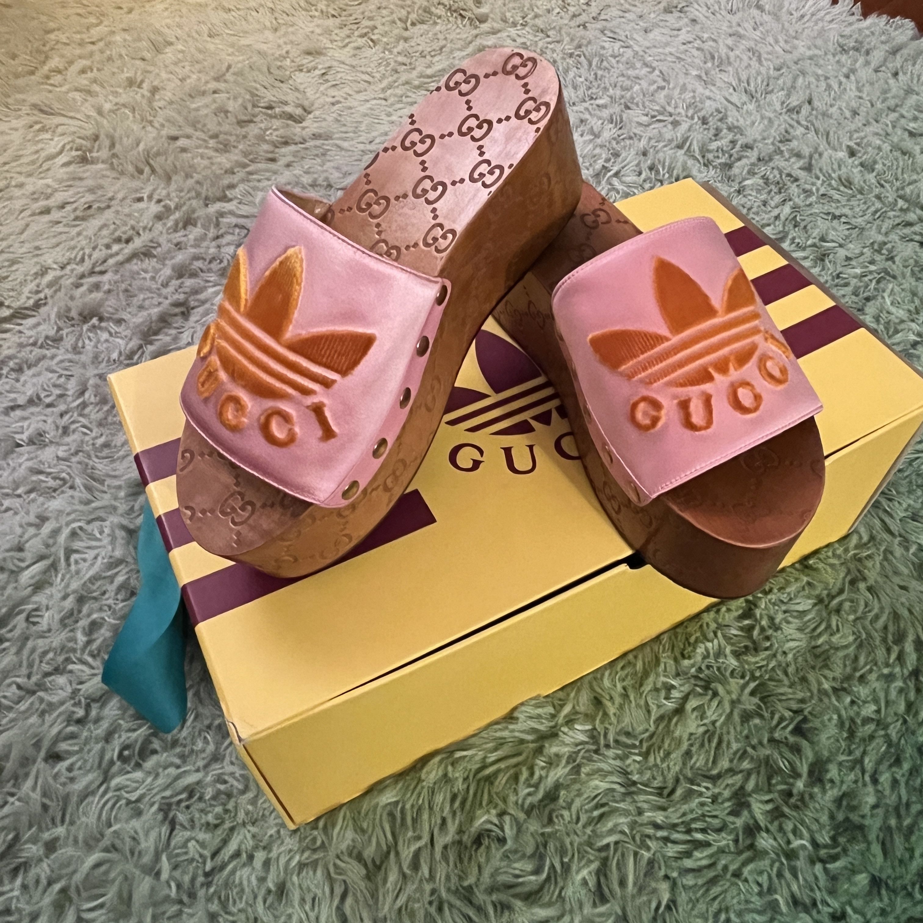 Adidas × Gucci Gucci x Adidas Platforms/Clogs Size US 6 / IT 36 - 5 Thumbnail