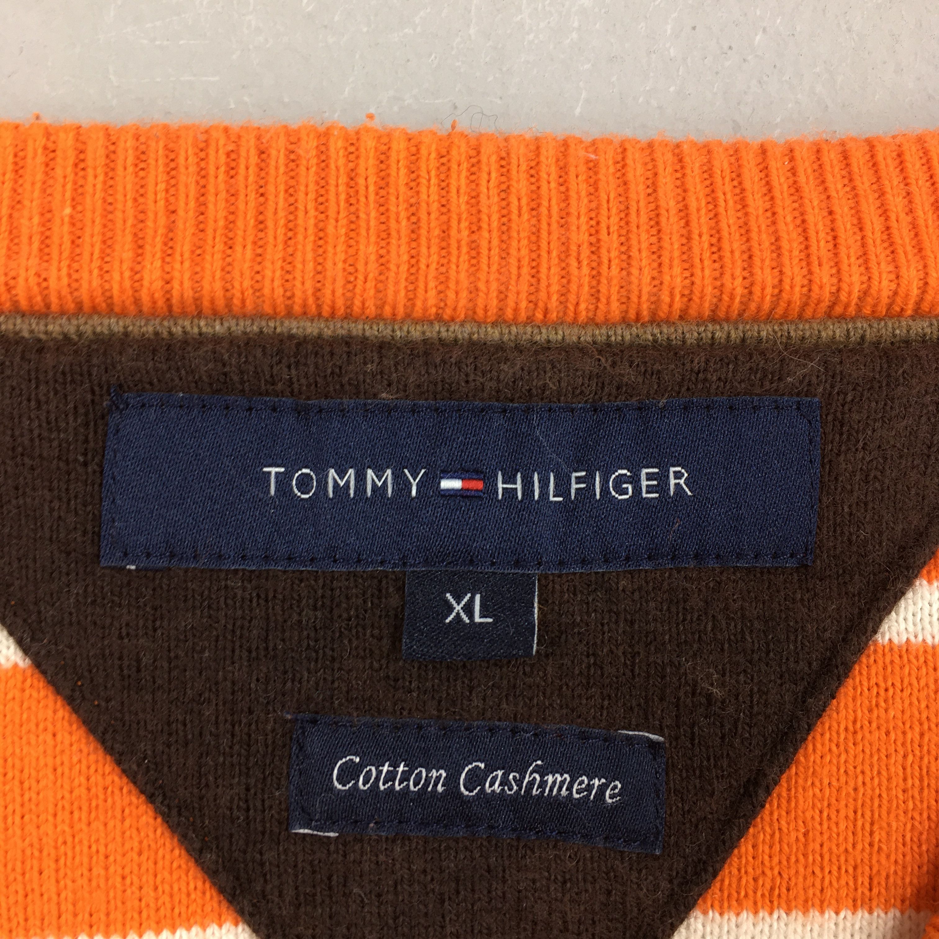 Tommy Hilfiger Vintage 90's Tommy Hilfiger Stripes Sweatshirt XLarge Size US XL / EU 56 / 4 - 5 Thumbnail