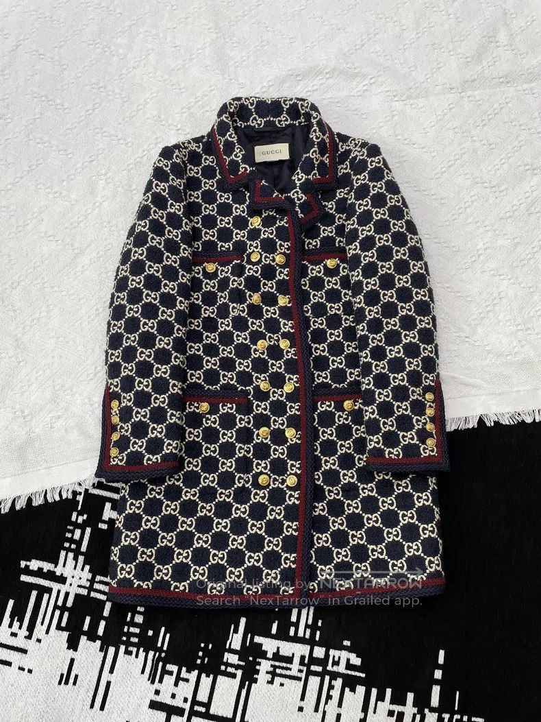 Gucci Gucci Full logo full double G jacket Size XS / US 0-2 / IT 36-38 - 1 Thumbnail