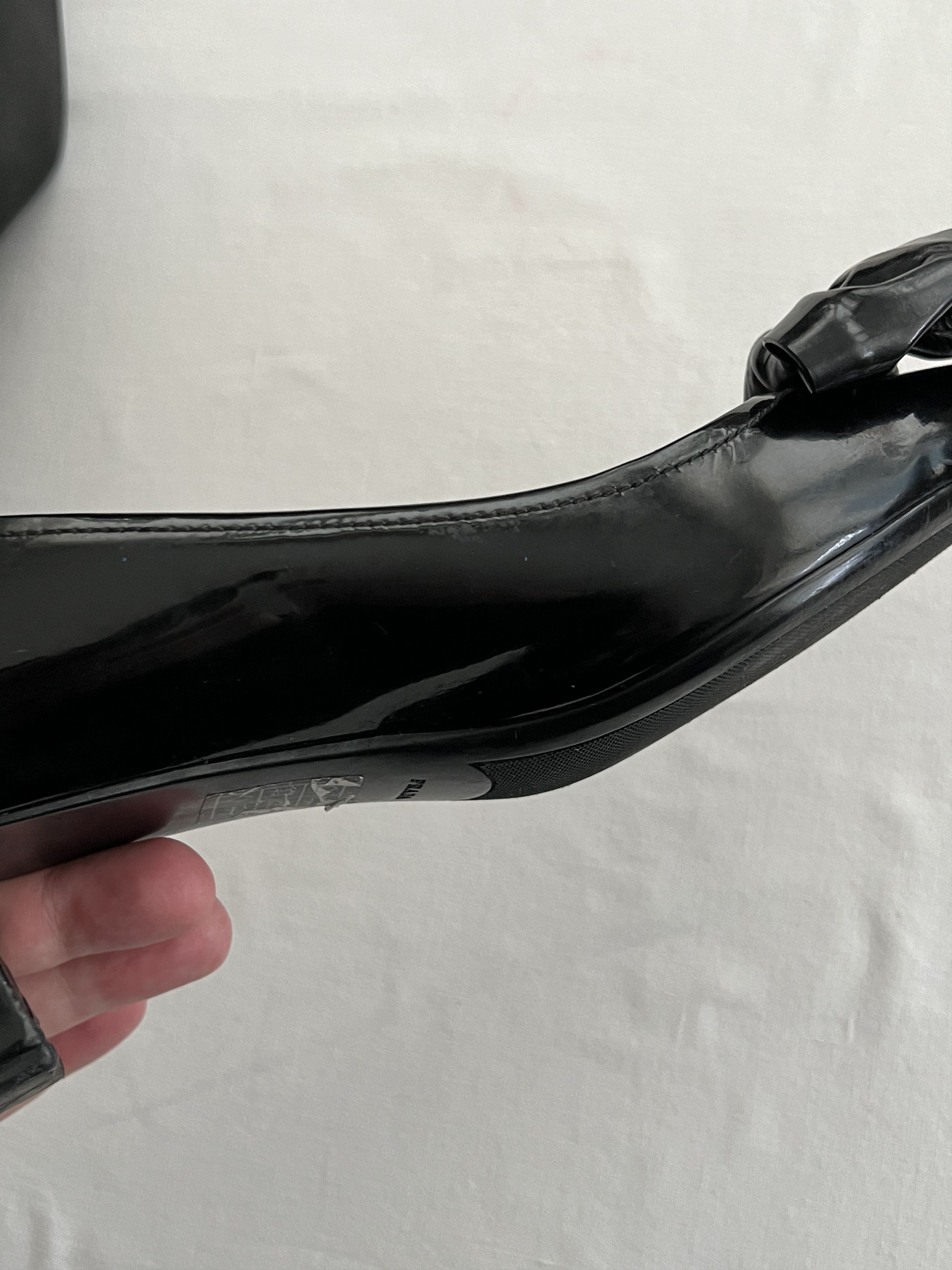 Prada × Vintage Vintage Prada Black Heels Size US 7 / IT 37 - 24 Thumbnail