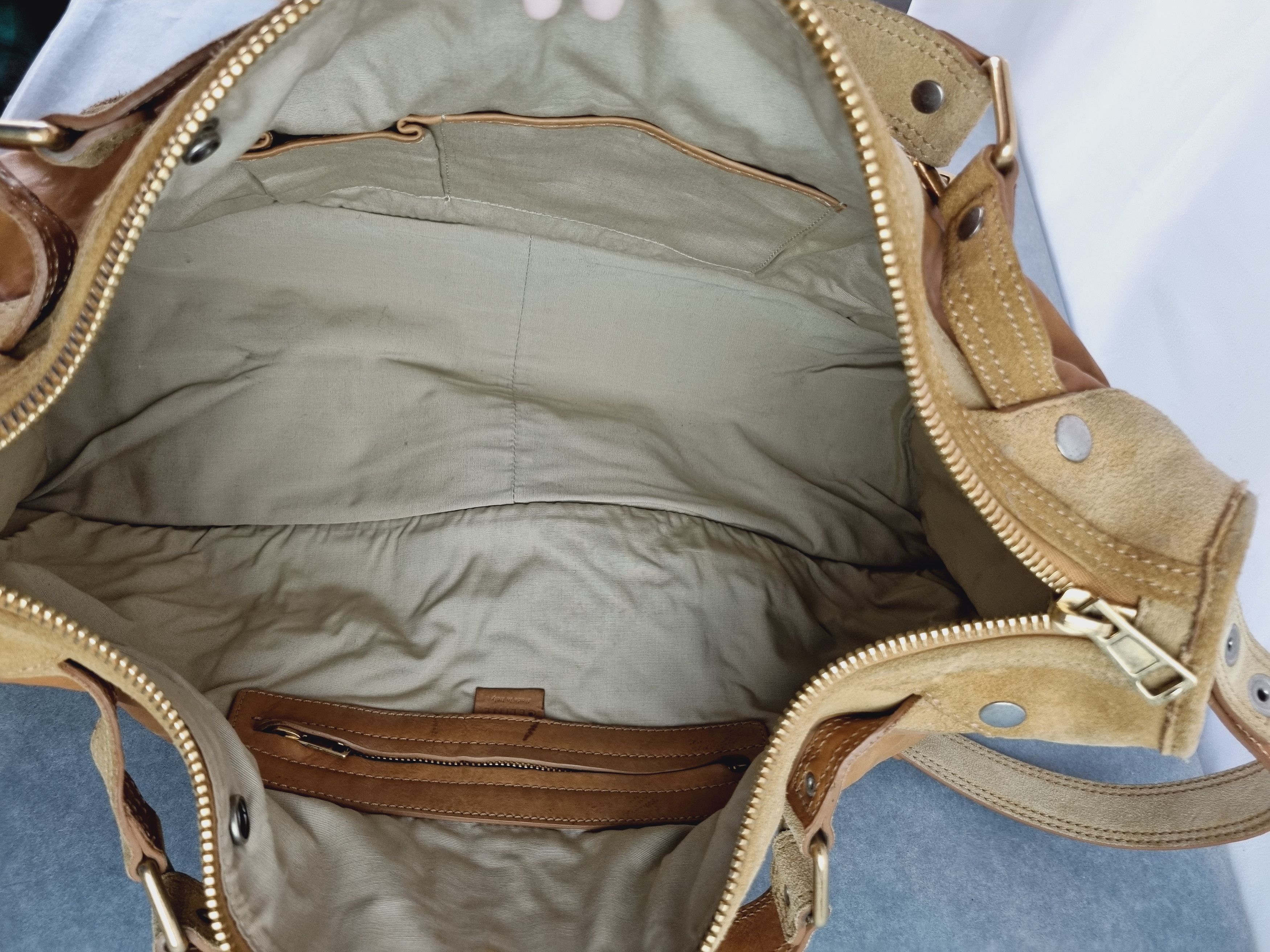 Celine × Leather × Vintage Celine Leather Roomy Travel Bag Size ONE SIZE - 12 Thumbnail