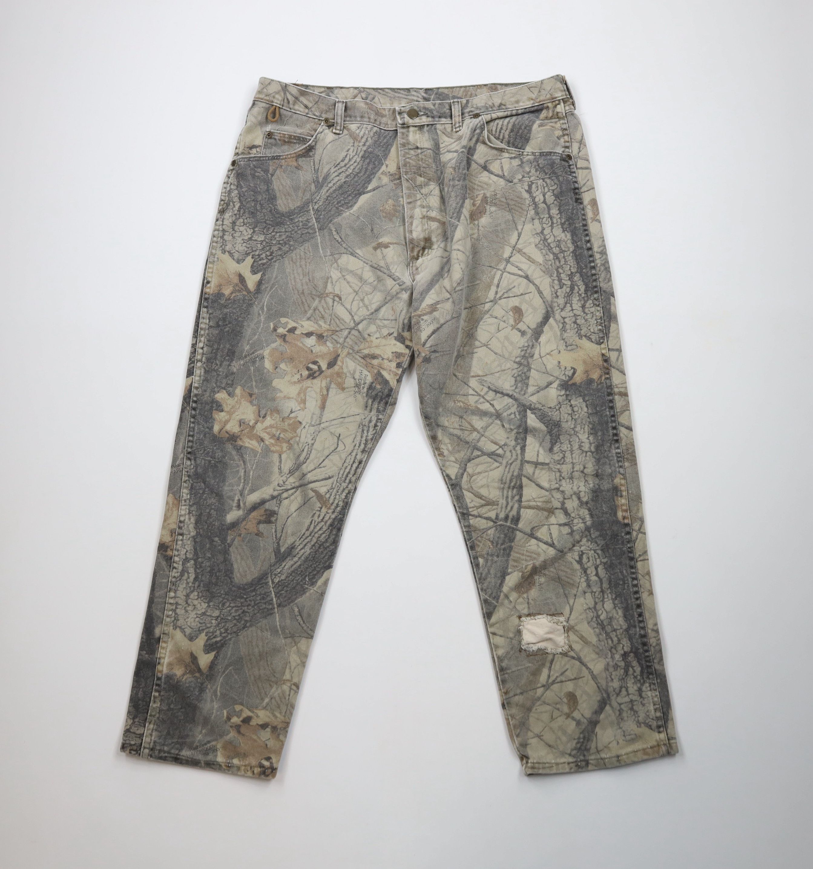 Vintage × Wrangler Vintage 90s Wrangler Distressed Realtree Camouflage Jeans Size US 38 / EU 54 - 1 Thumbnail