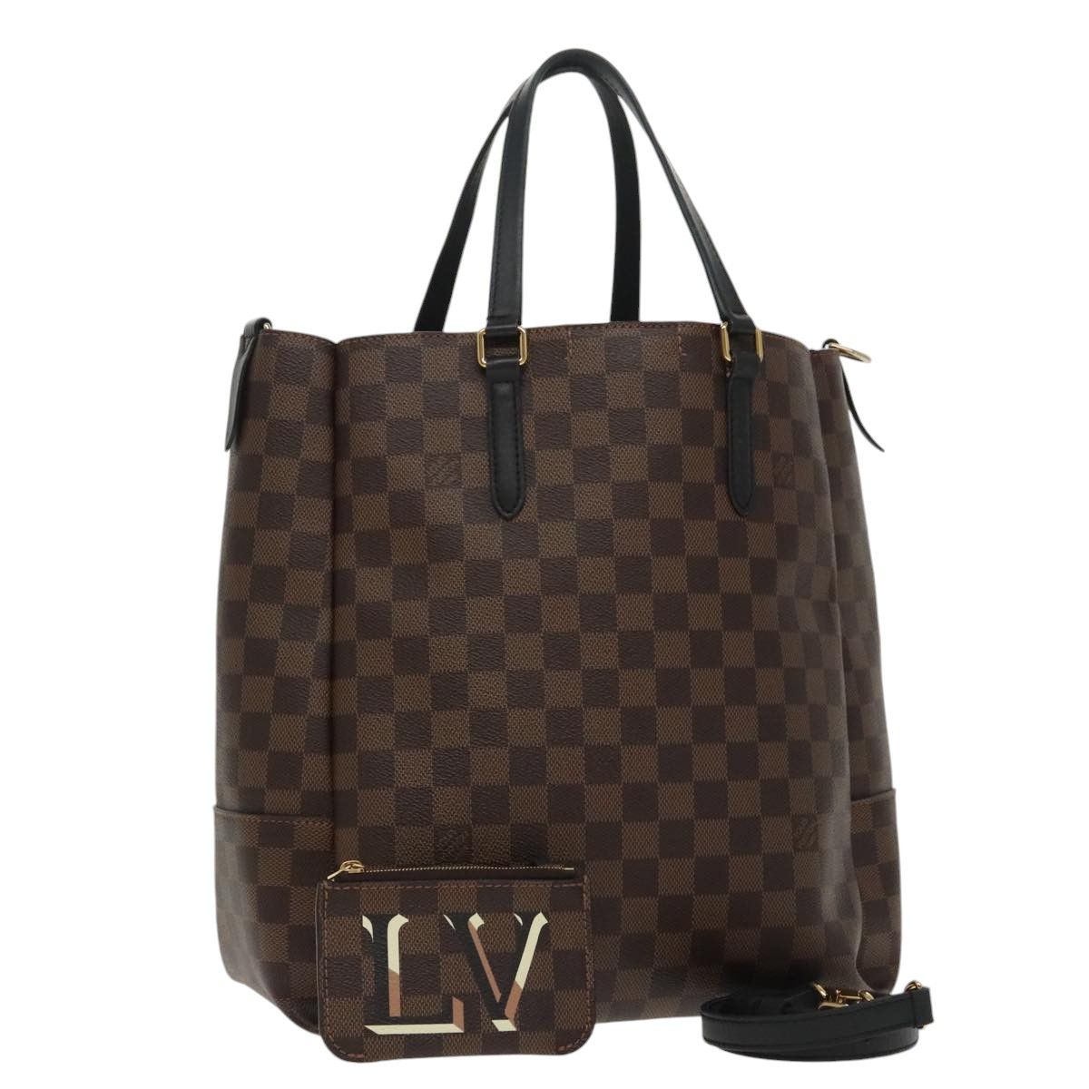 Louis Vuitton Belmont Brown Canvas Tote Bag (Pre-Owned) Size ONE SIZE - 1 Thumbnail