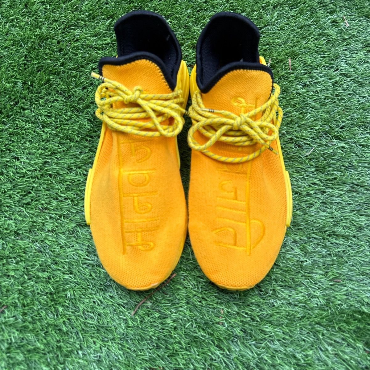 Human Made Pharrell x NMD Human Race “Yellow” Size US 10.5 / EU 43-44 - 5 Thumbnail