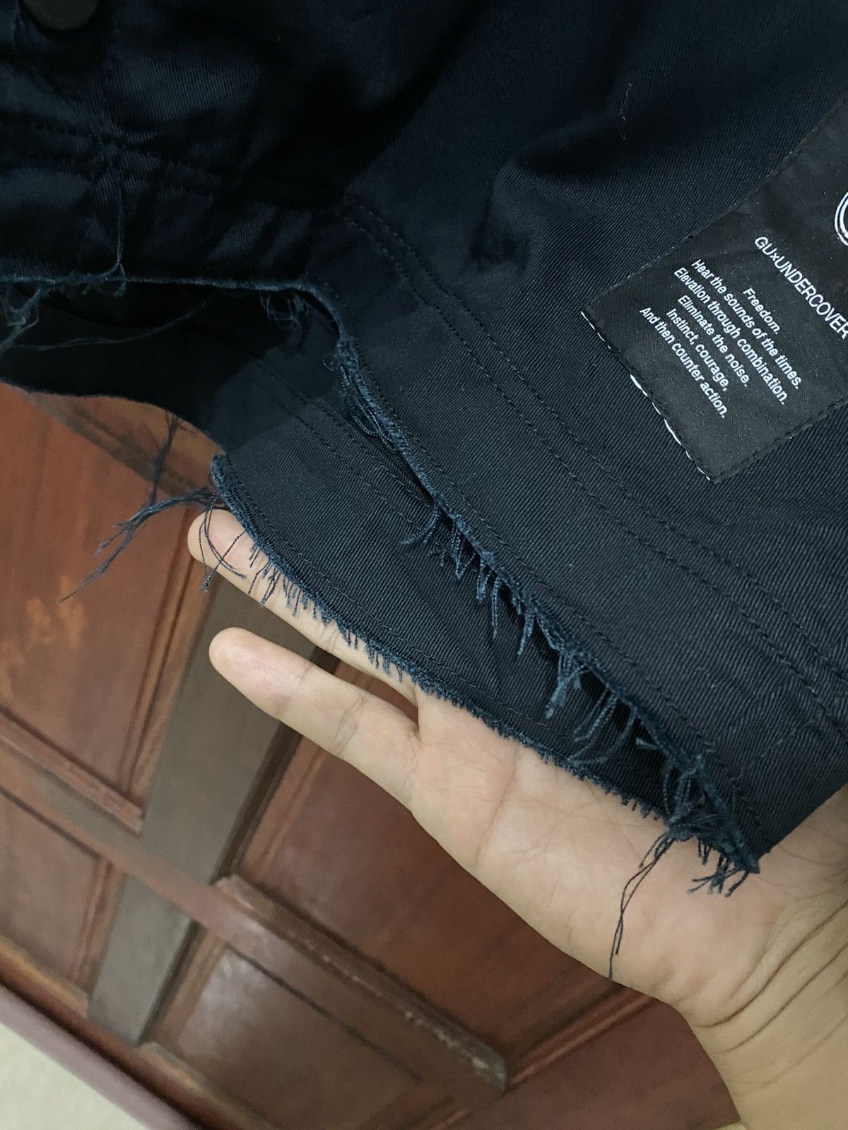 Jun Takahashi × Undercover 🔥 Gu X Undercover Field Military Black Utility Jacket Size US L / EU 52-54 / 3 - 8 Thumbnail
