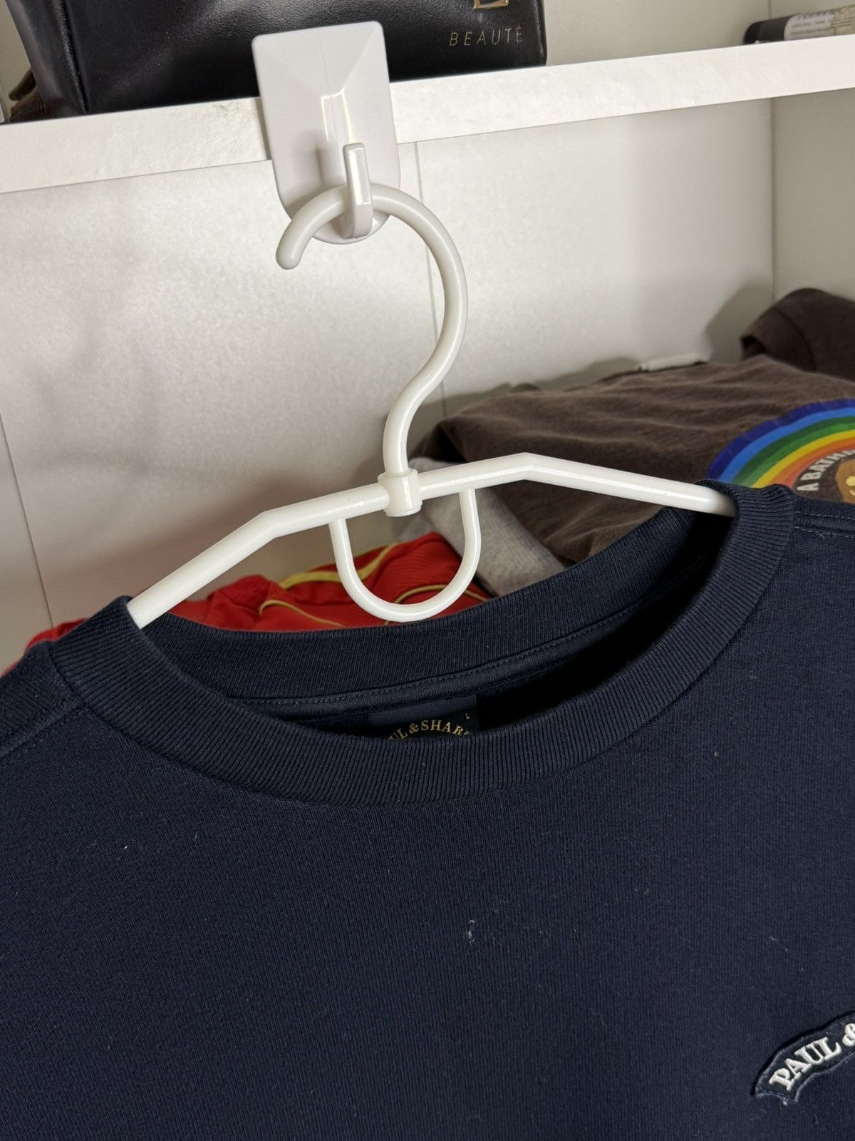 Paul & Shark Paul&Shark Navy blue big logo cotton sweatshirt size L Size US L / EU 52-54 / 3 - 7 Thumbnail