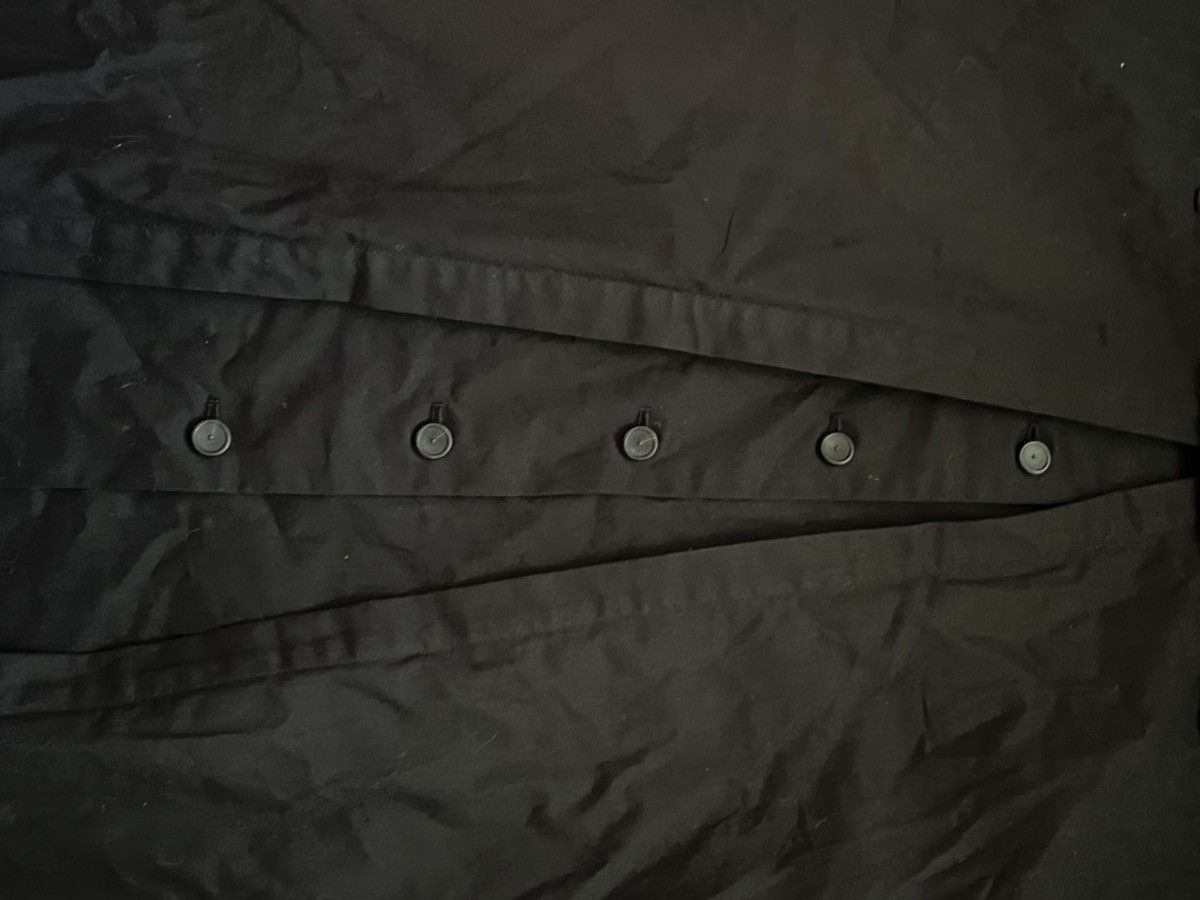 Veronique Branquinho Black Trench Coat Size XS / US 0-2 / IT 36-38 - 4 Thumbnail