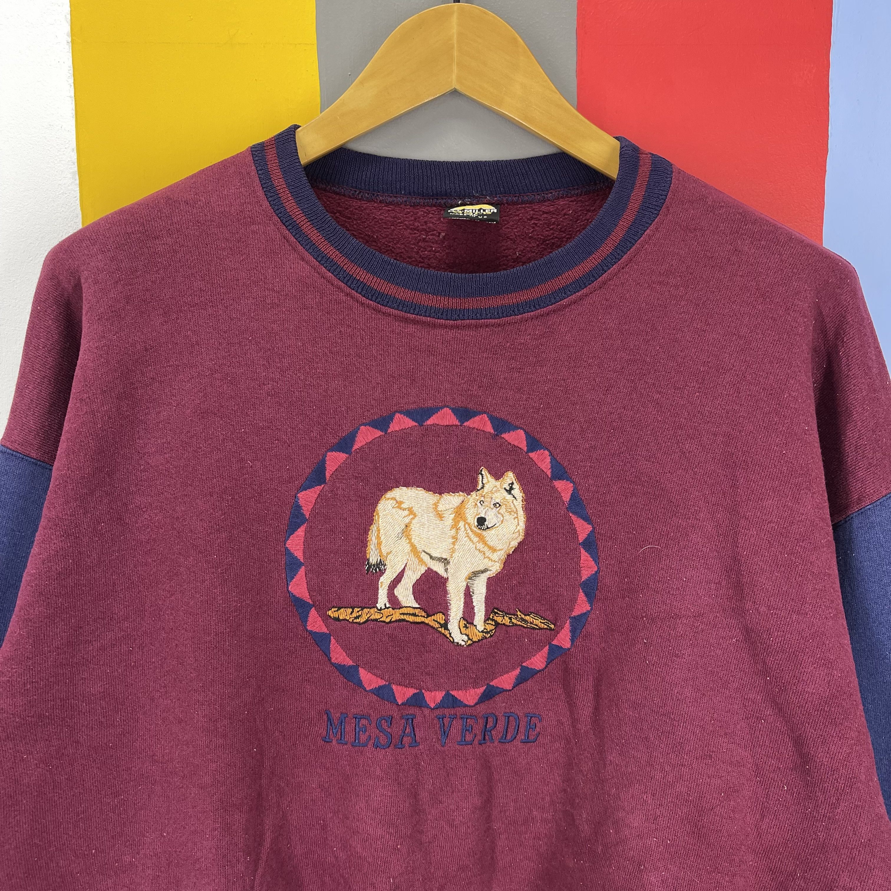 Vintage Vintage MESA VERDE by H.L. MILLER GOLD Sweatshirt #1935/11 Size US L / EU 52-54 / 3 - 2 Thumbnail