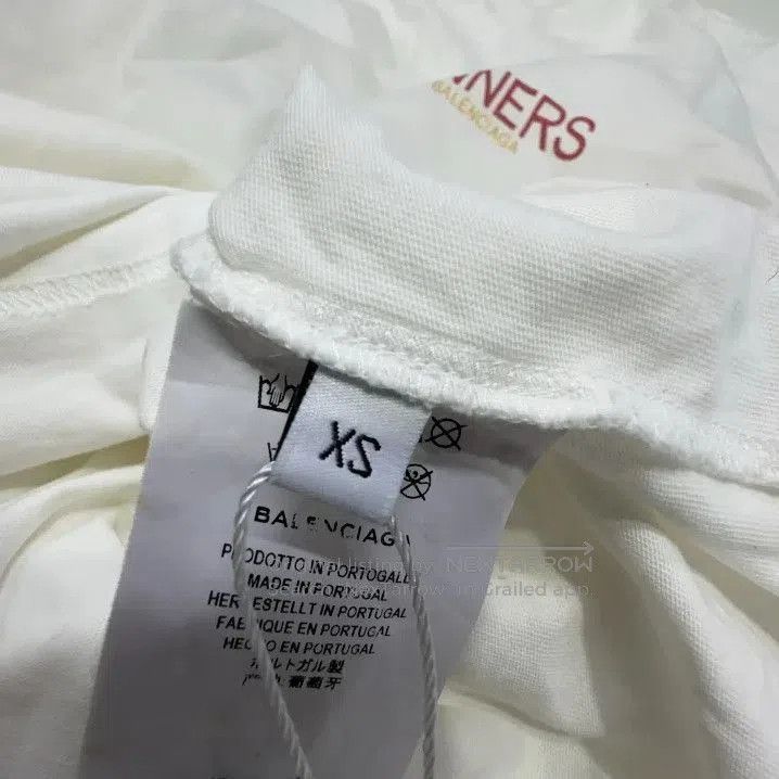 Balenciaga Logo Print Cotton T.