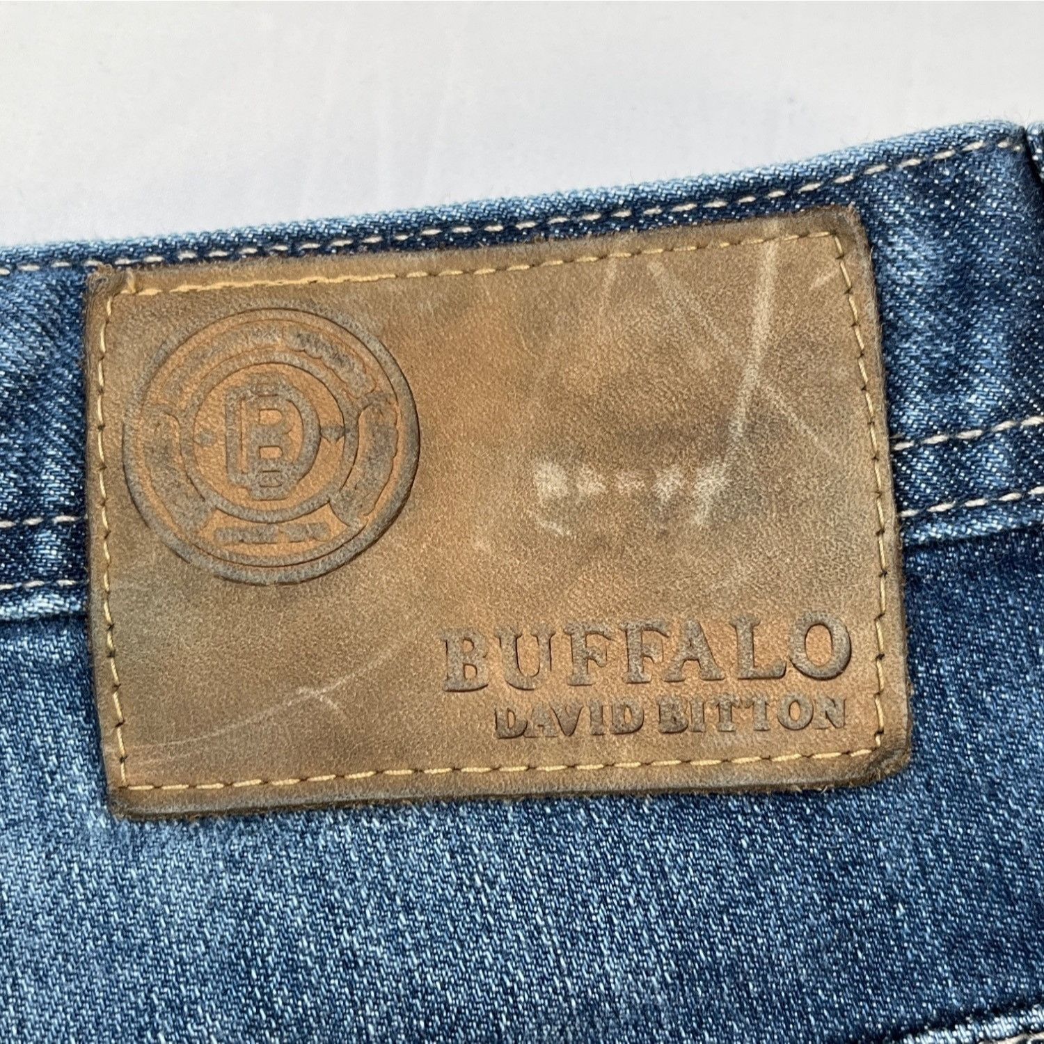 Buffalo David Bitton Buffalo David Bitton Men's Blue Jeans/Slim Fit 38x32 SKU 410 Size US 38 / EU 54 - 4 Thumbnail