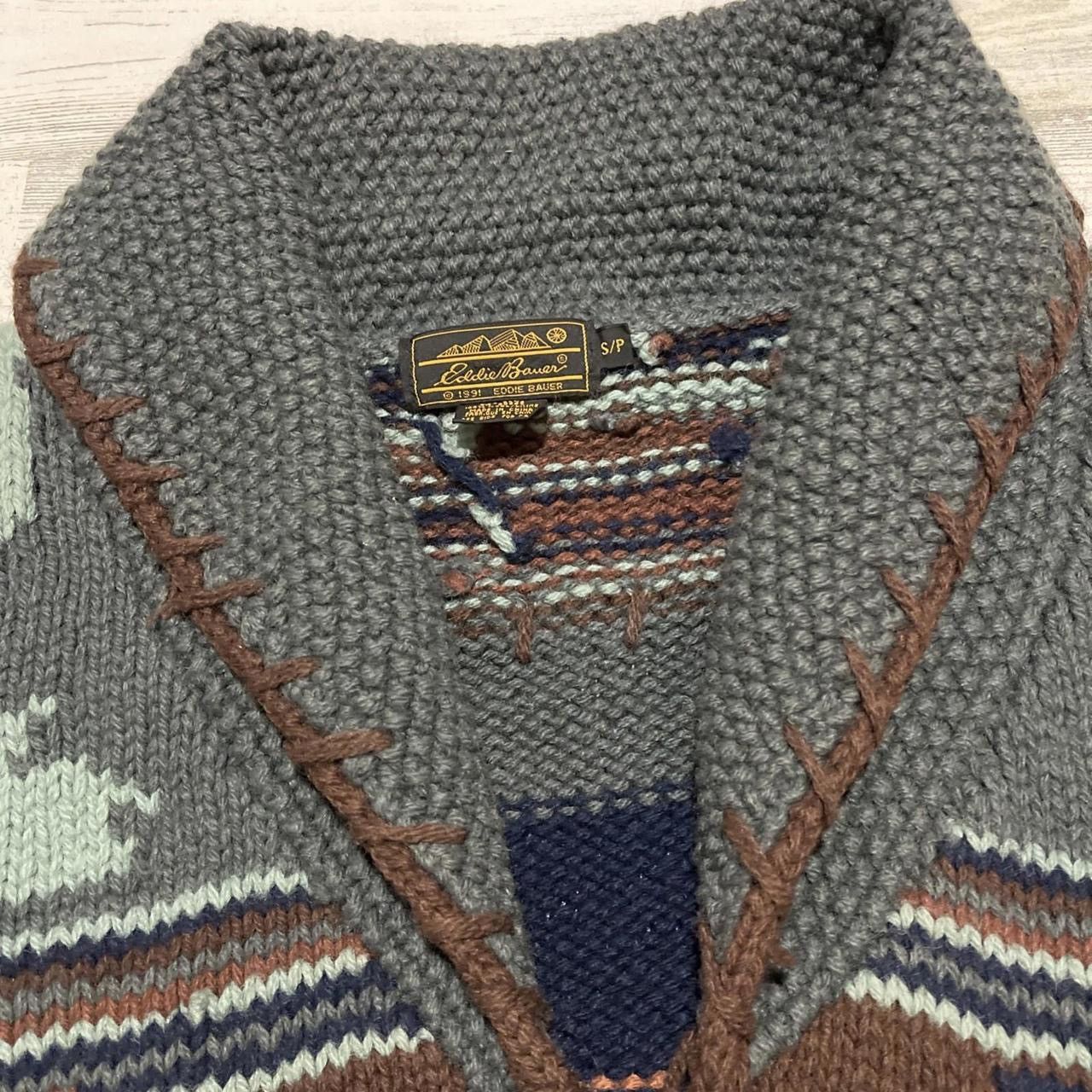 Eddie Bauer Vintage Eddie Bauer Wool Cowichan Cardigan Sweater Deer Dog Size US S / EU 44-46 / 1 - 7 Thumbnail