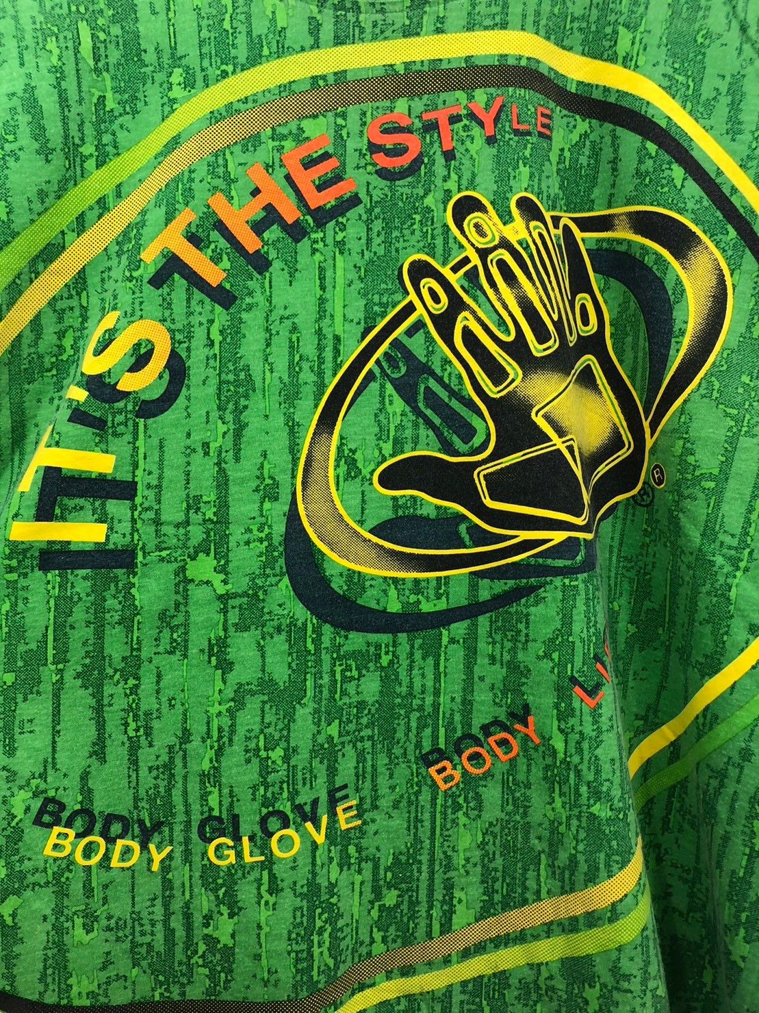 Body Glove × Vintage Vintage 90's Body Glove Over Print shirt wts01 Size US L / EU 52-54 / 3 - 6 Thumbnail