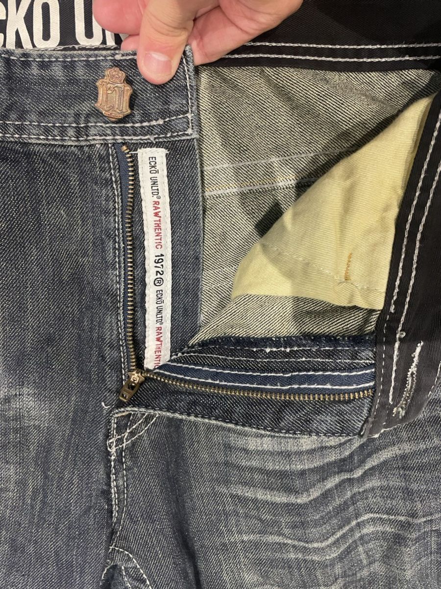 Ecko Unltd. Ecko Unltd Baggy Y2K Jeans – Rare Vintage Size 36 Size US 36 / EU 52 - 5 Thumbnail