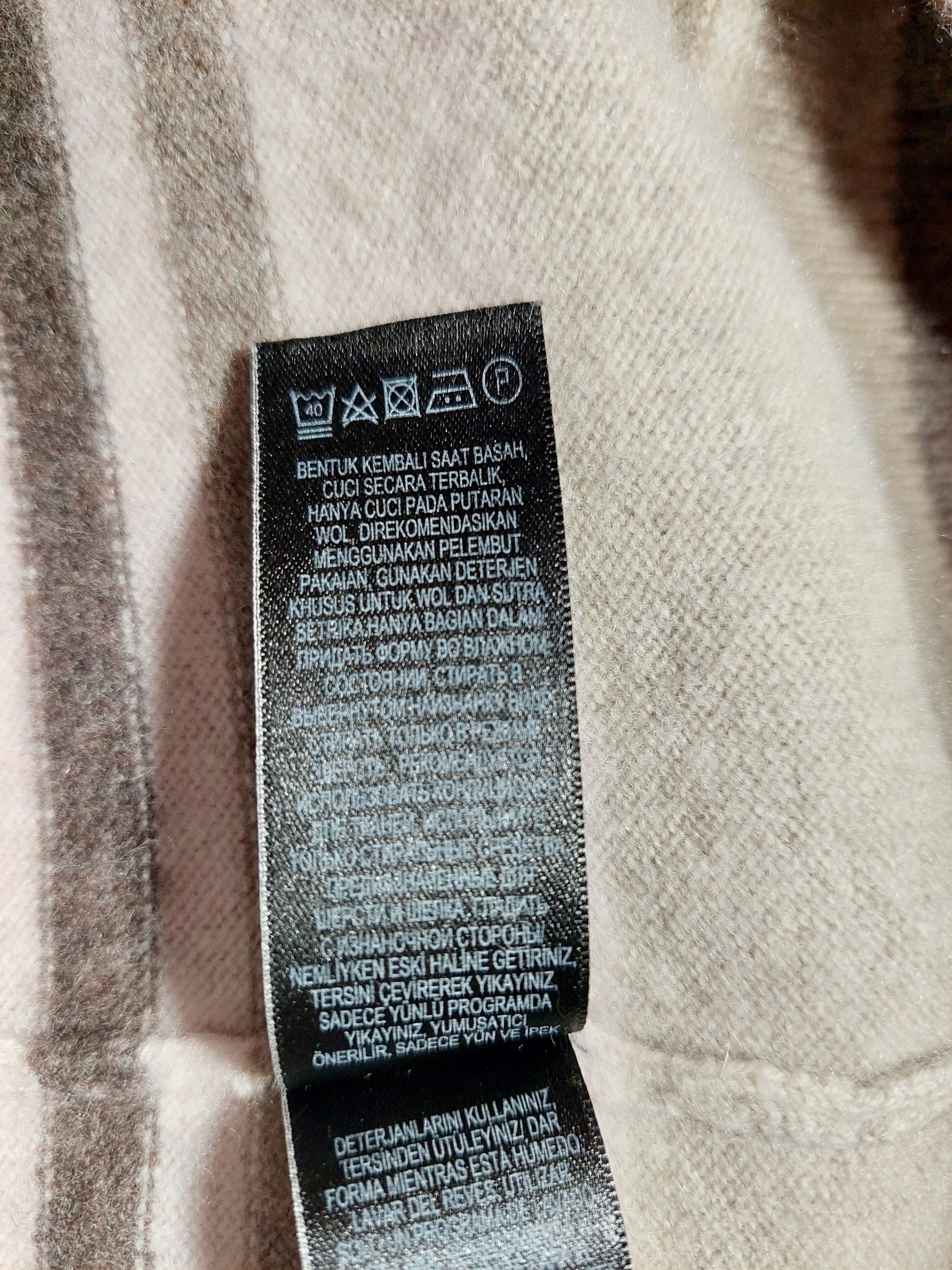 Marks & Spencer 100% cashmere sweater turtleneck jumper beige luxury soft Size M / US 6-8 / IT 42-44 - 6 Thumbnail